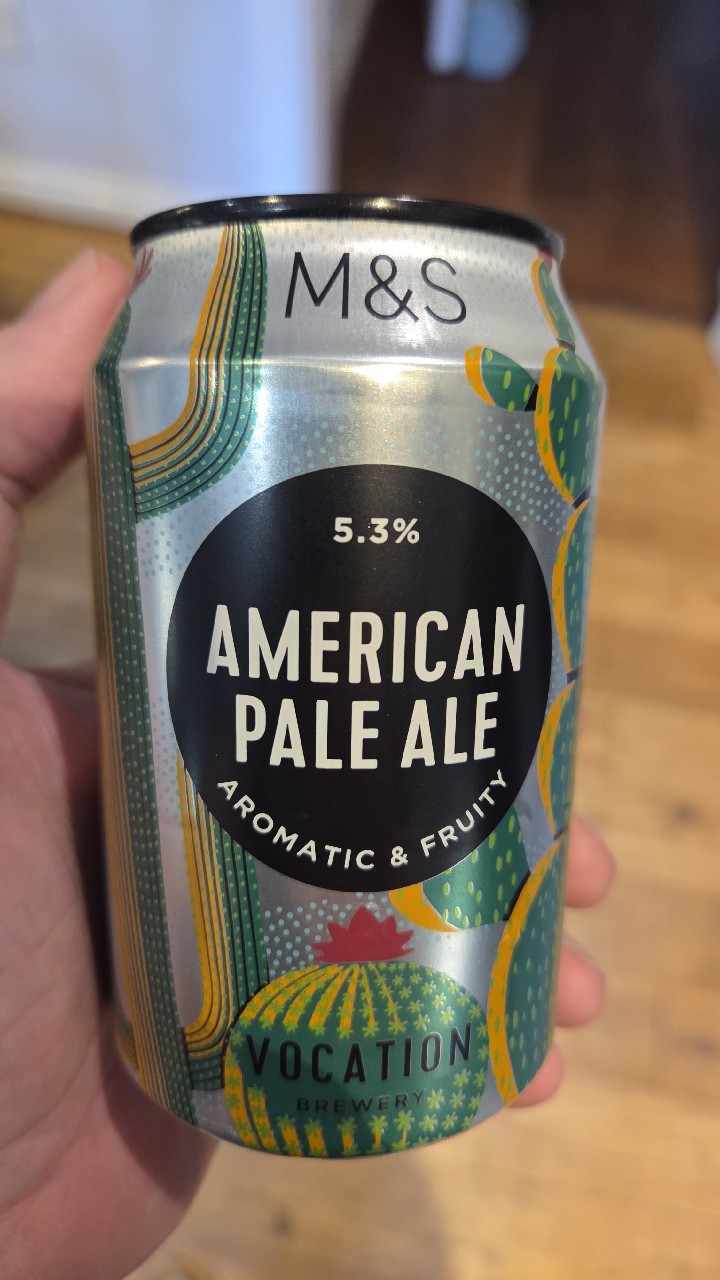 M&S American Pale Ale, Vocation Brewery