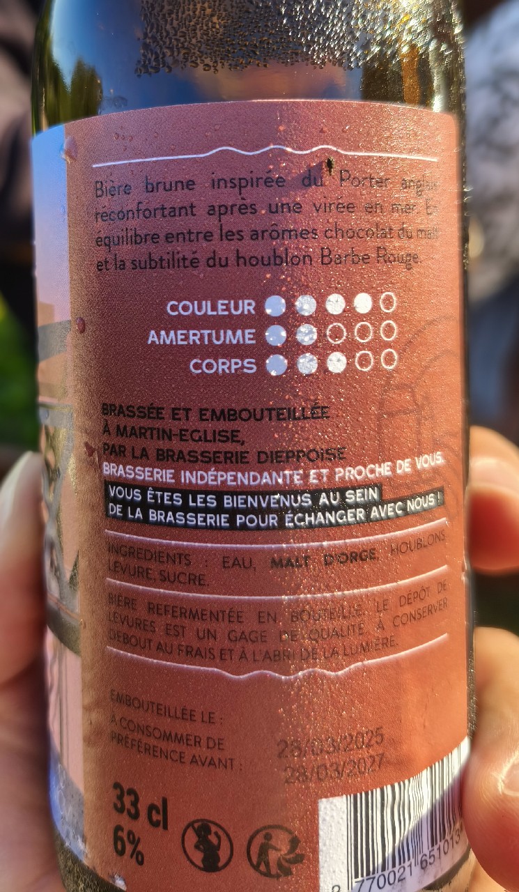La Brune Du Pont Colbert, Brasserie Dieppoise