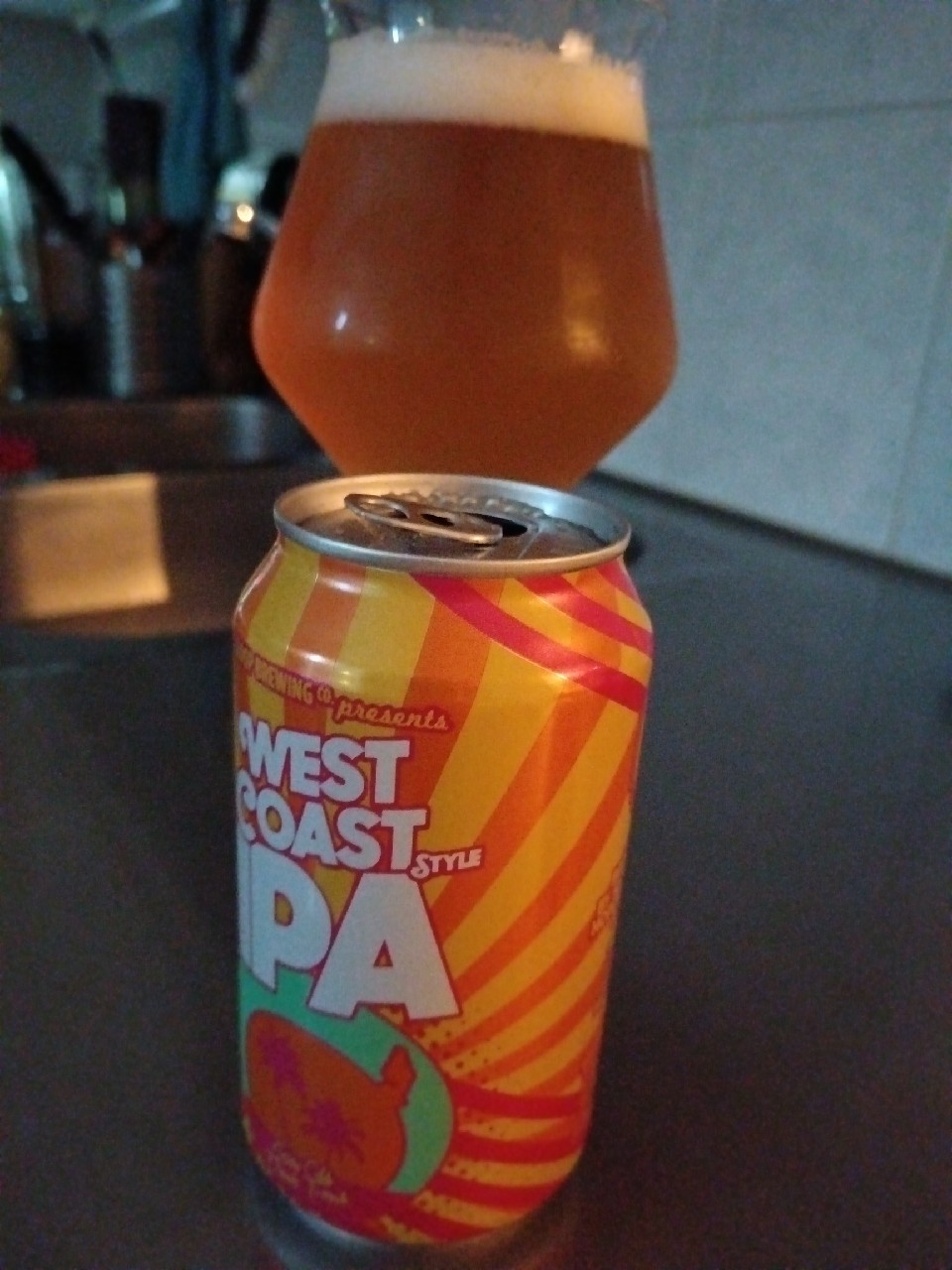 WEST COAST STYLE IPA, Sloop Brewing Company