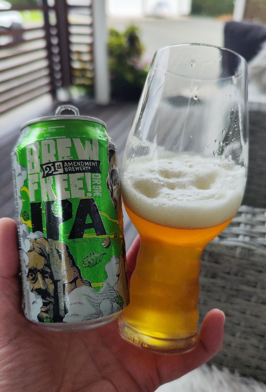 brew free! or die ipa, 21st Amendment Brewery