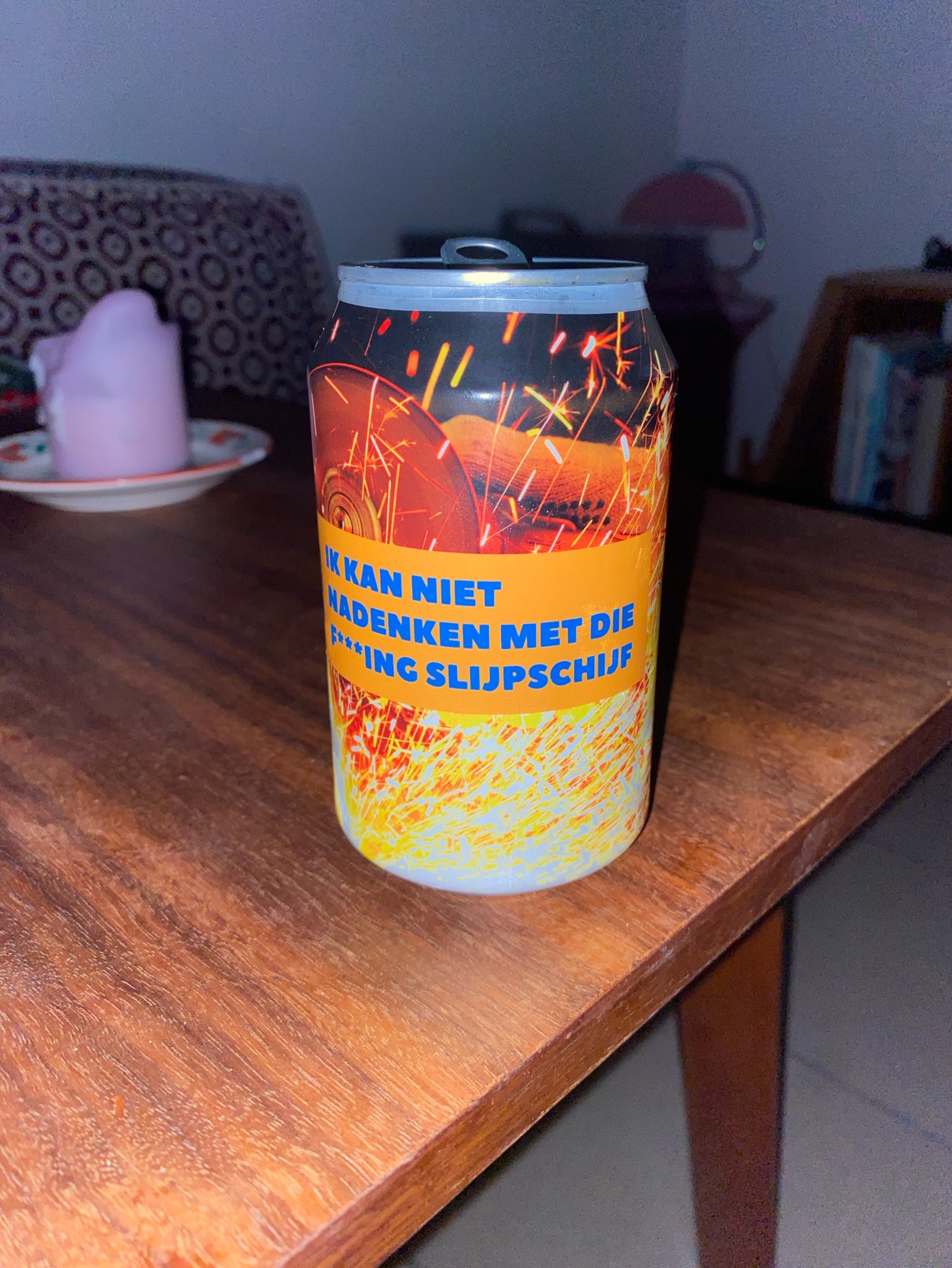 Ik kan niet nadenken met die f***ing slijpschijf, Belgium