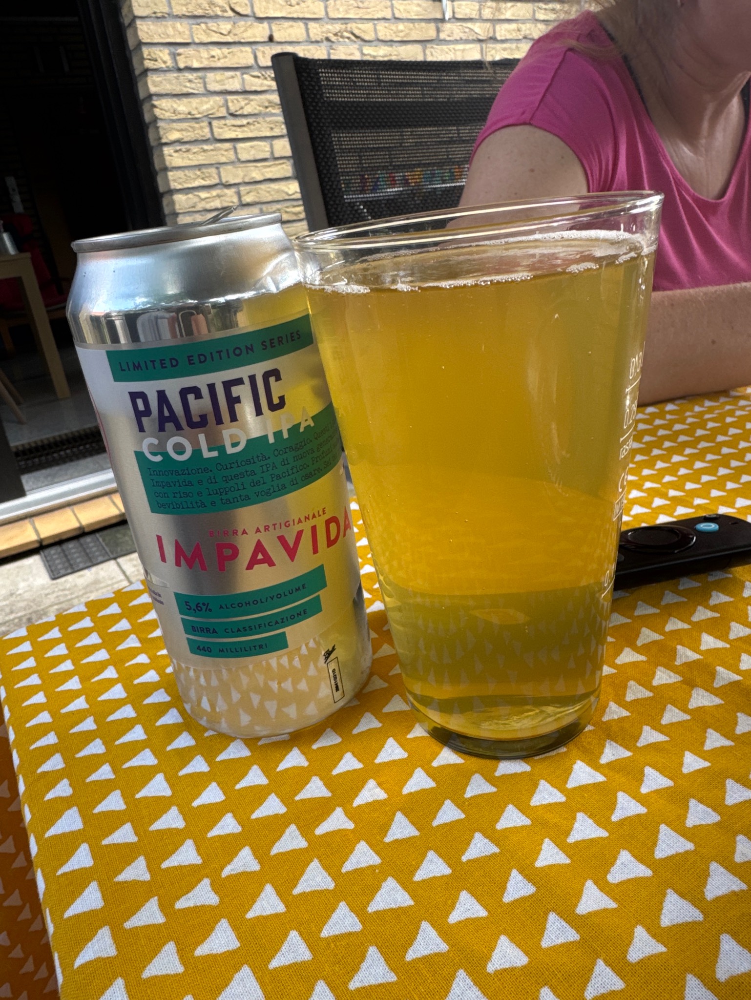 Pacific Cold IPA, Italy
