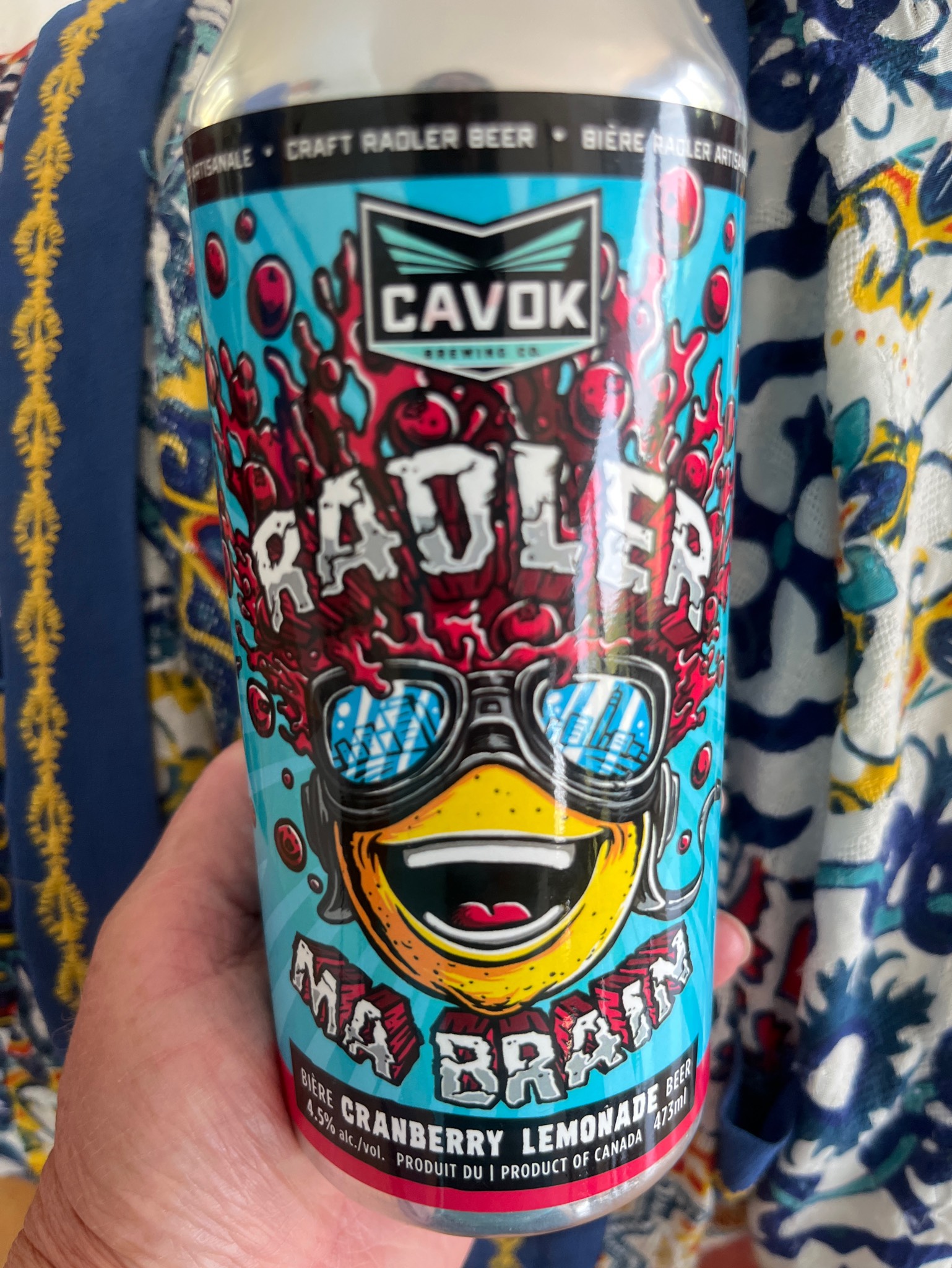 Radler Ma Brain Cranberry Lemonade Beer, Canada