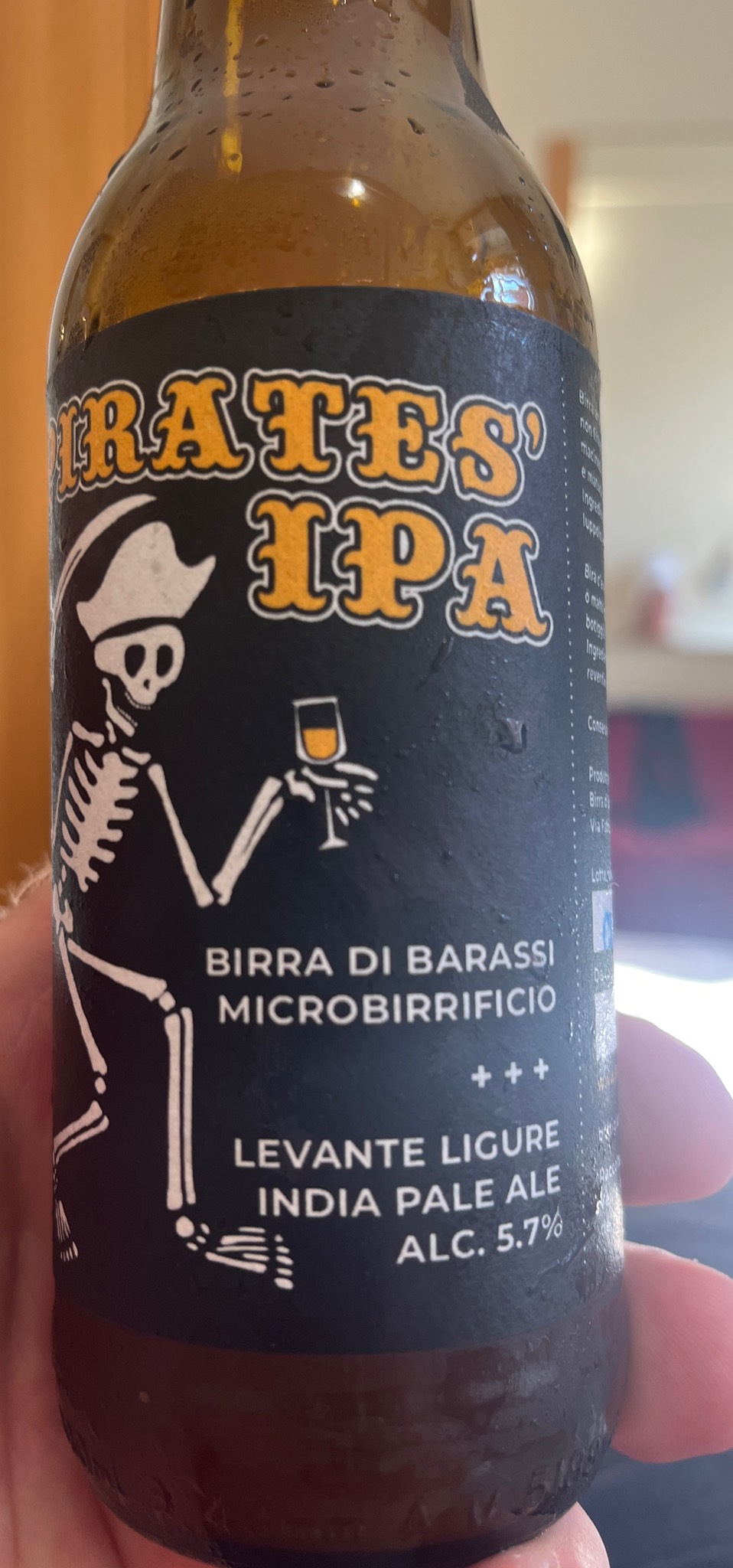 Pirates IPA, Birra di Barassi