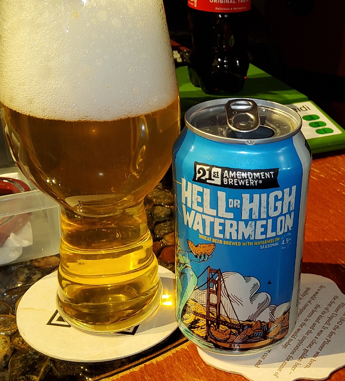 Hell Or High Watermelon, 21st Amendment Brewery