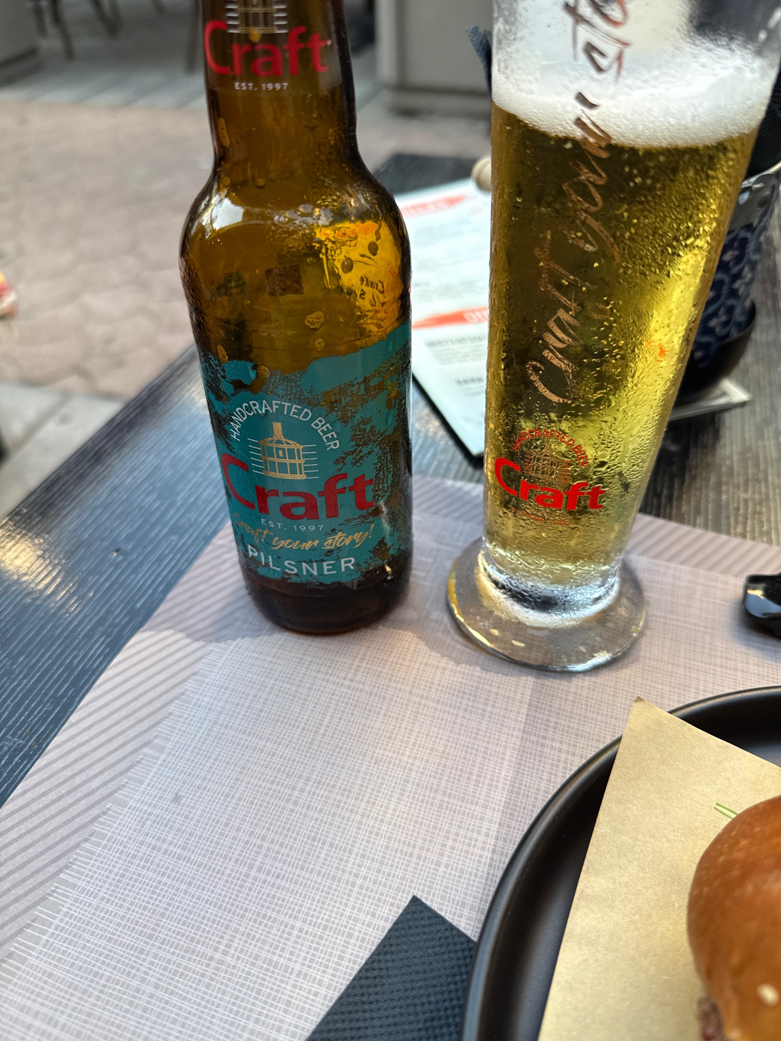 Craft Athens Pilsner, Haskos Craft Beer Athens Microbrewery