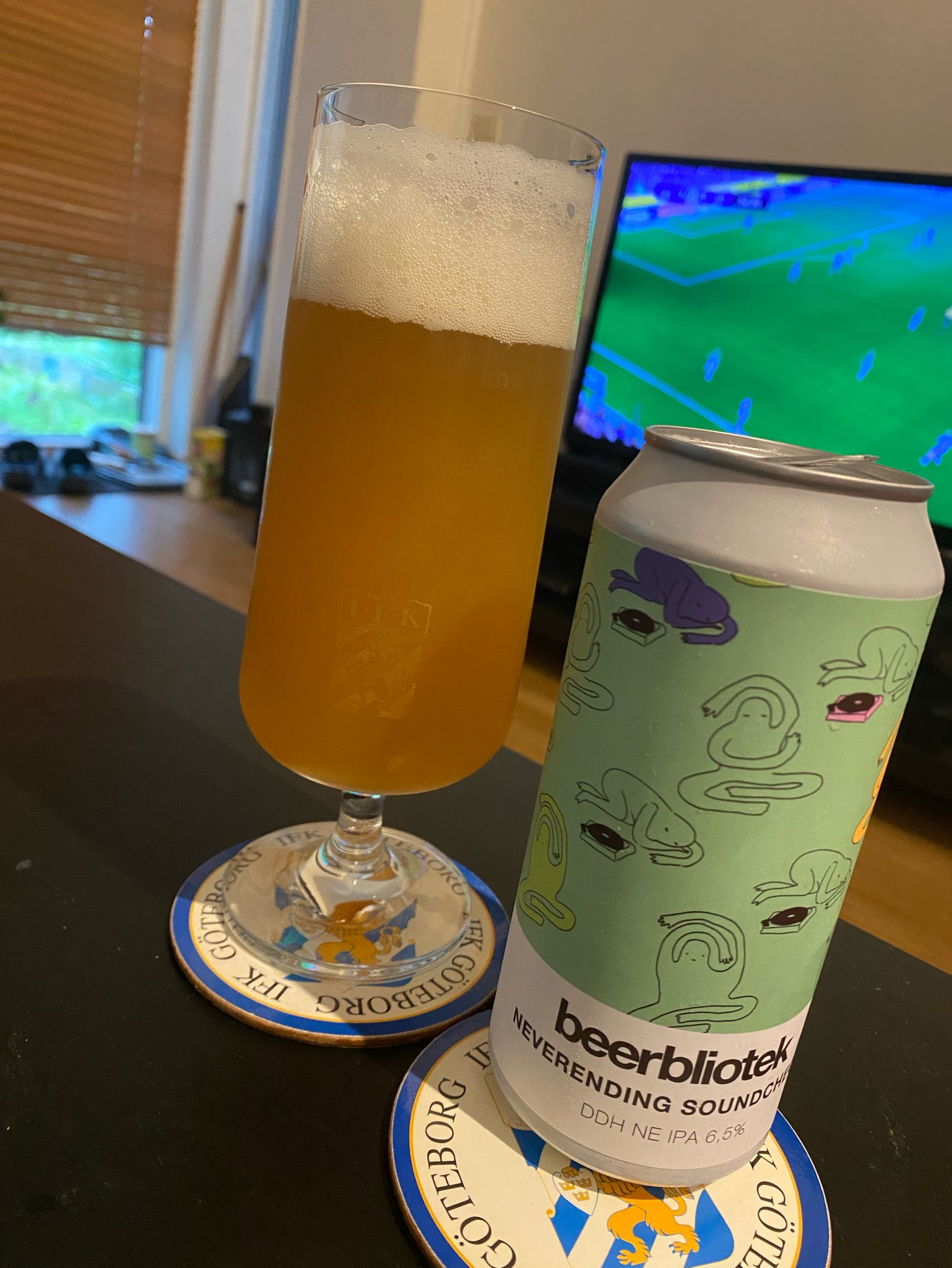 Neverending soundcheck IPA, Beerbliotek