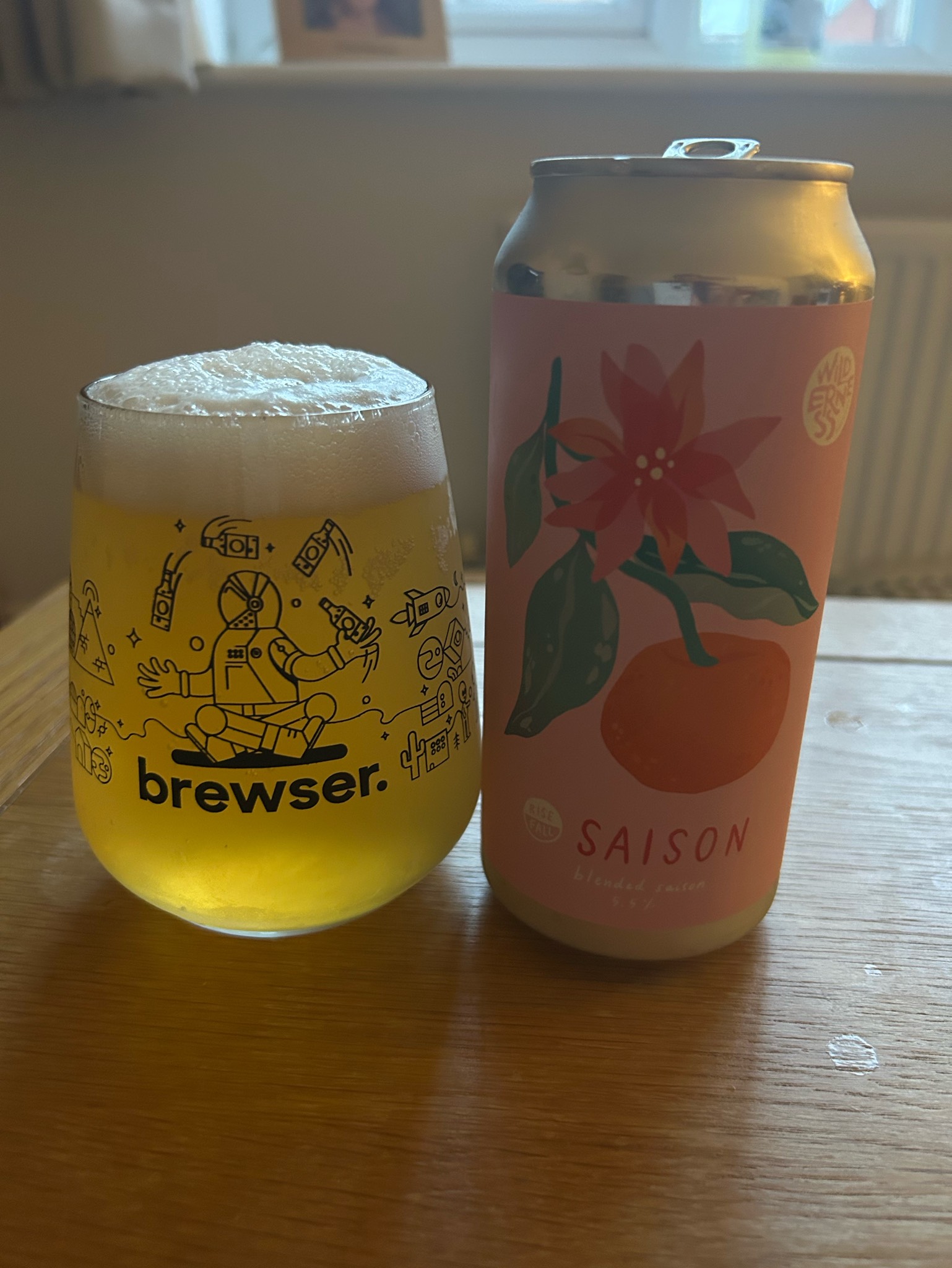 Rise Saison, Wilderness Brewery