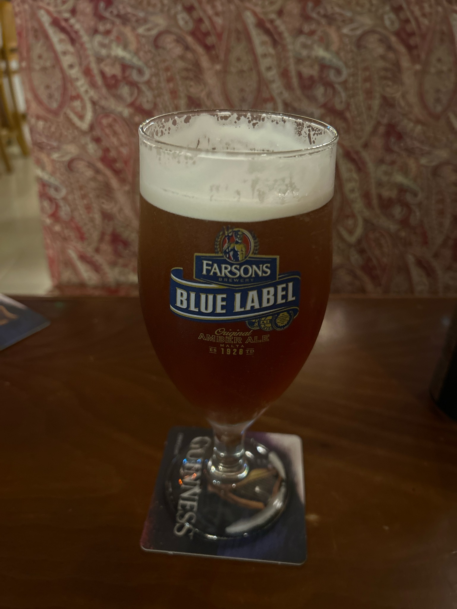 Farsons Blue Label, Malta