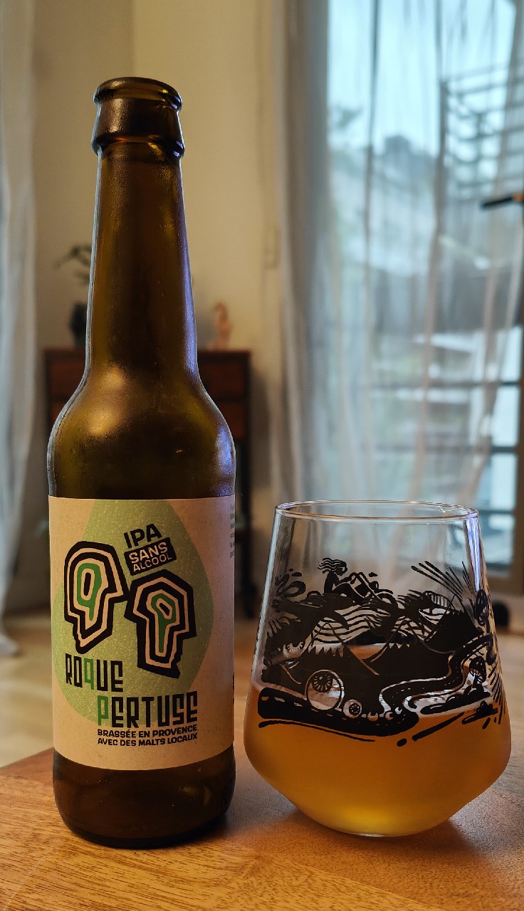 Roque Pertuse IPA Sans Alcool, Brasserie La Baroude