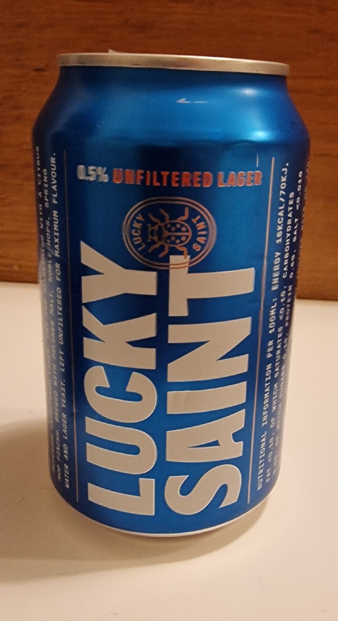 Lucky Saint Unfiltered Lager, Lucky Saint