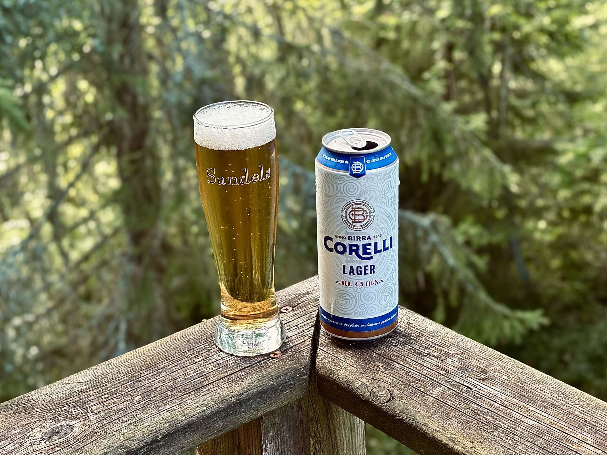 Birra Corelli Lager, Font Salem (Damm)