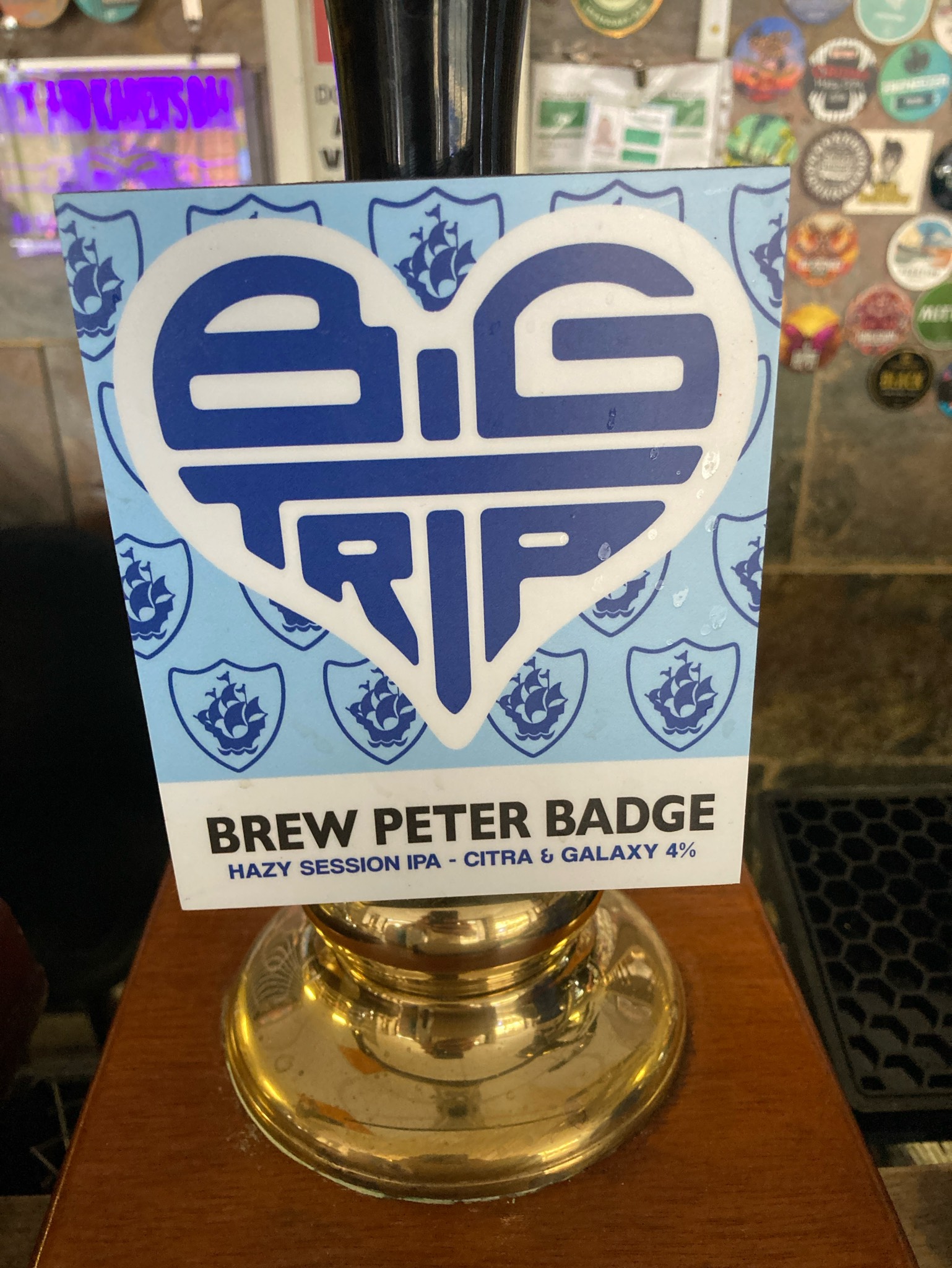 Brew Peter Badge, England
