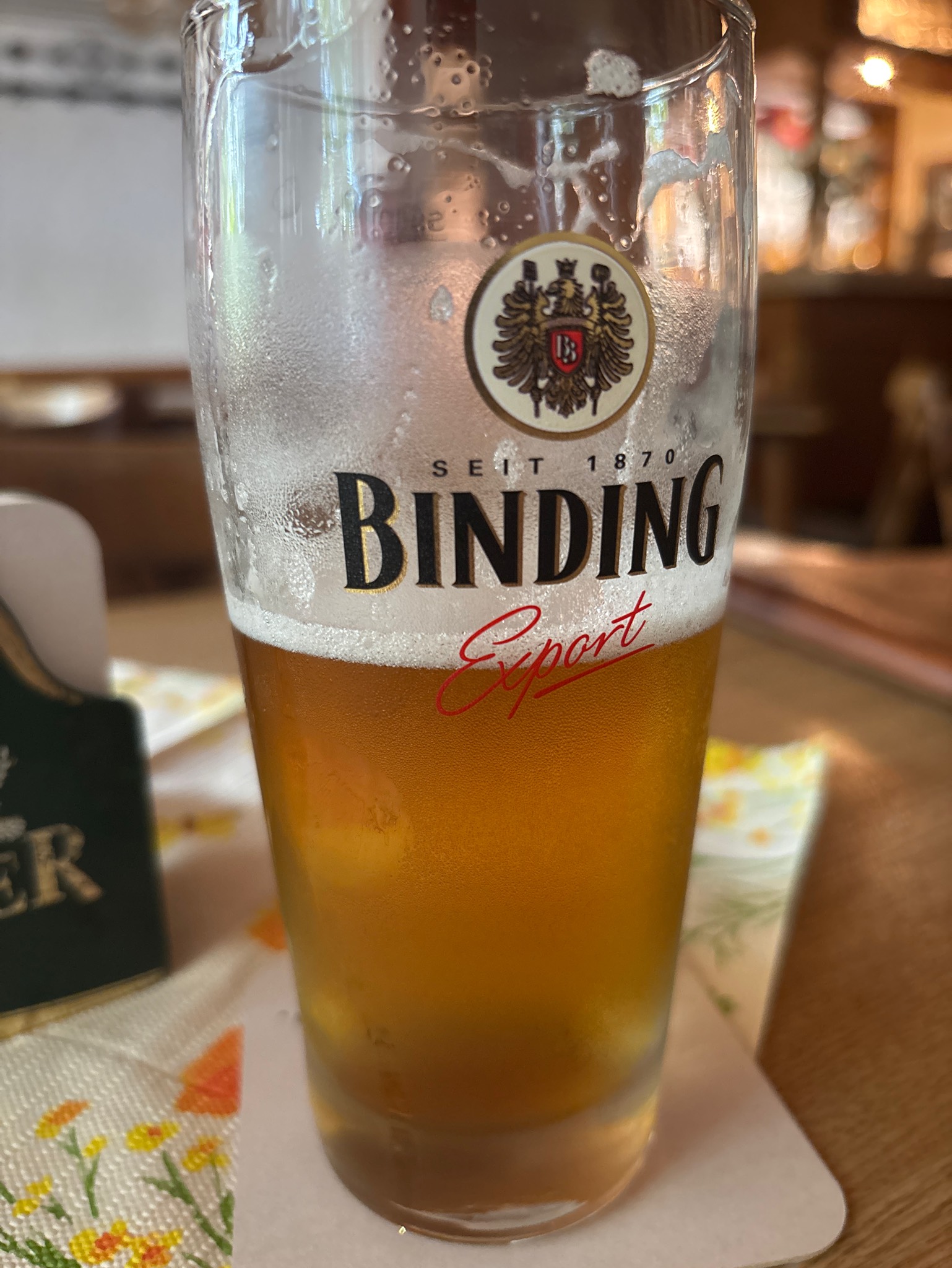 Binding Export, Germany