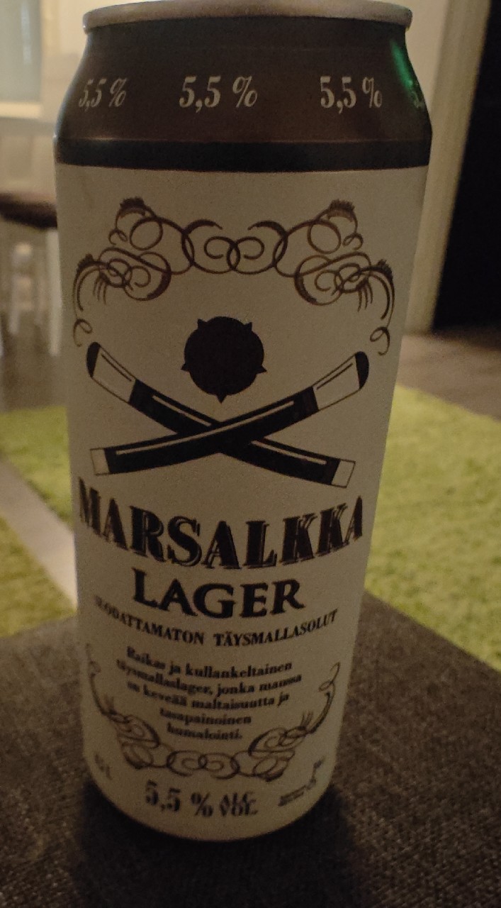 Marsalkka Lager 5.5%, Finland