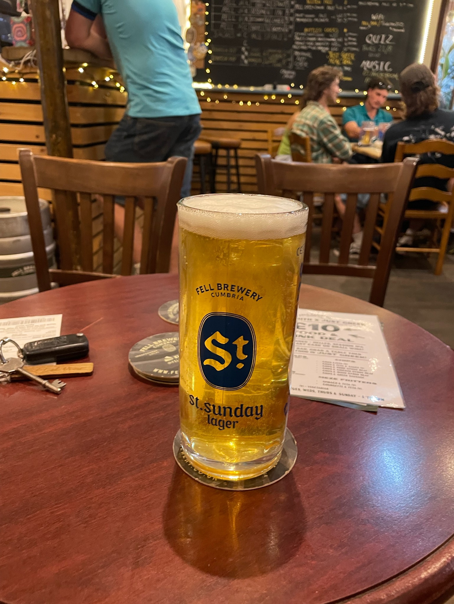 St.Sunday Lager, Fell Brewery