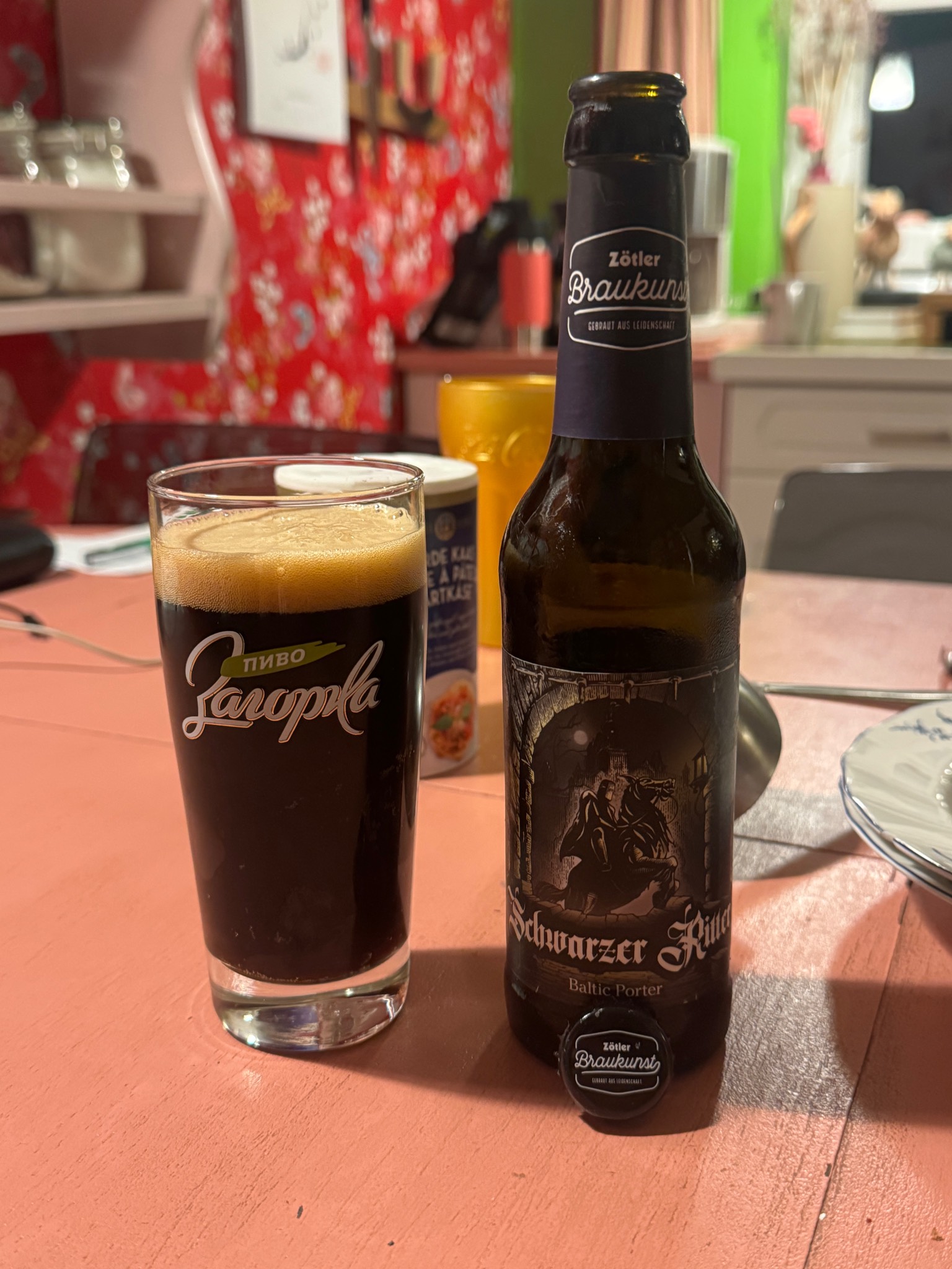 Schwarzer Ritter, Privat-Brauerei Zötler