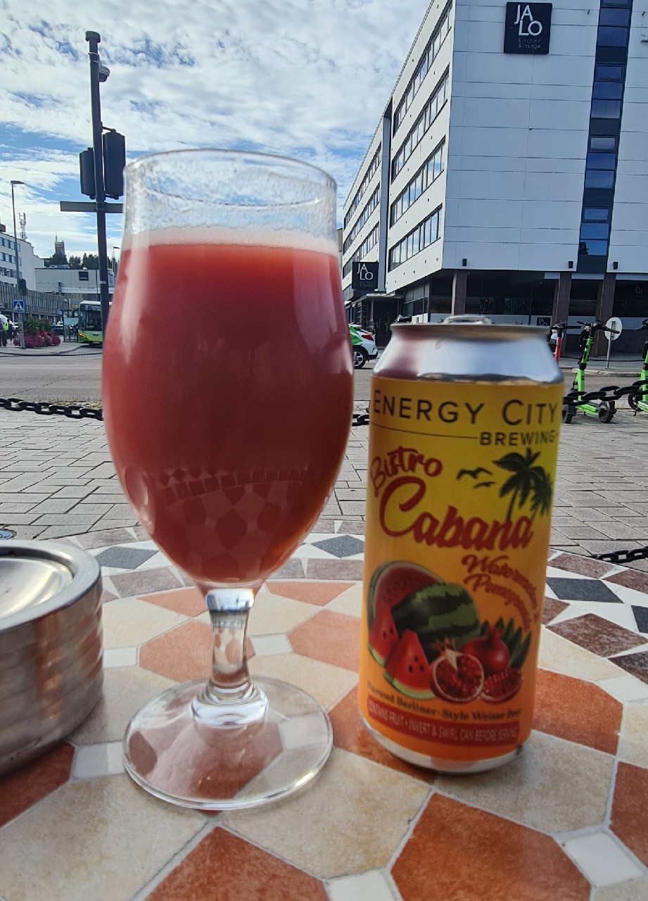 Bistro Cabana Watermelon & pomegranade, Energy City Brewing