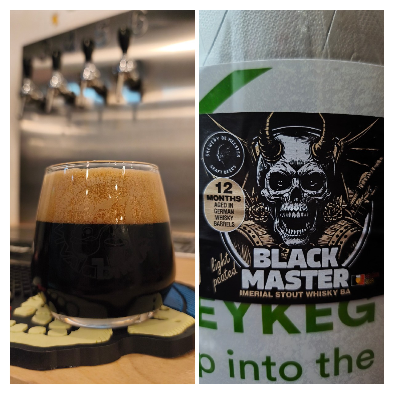 black master imperial stout 12 months German whisky ba, Belgium