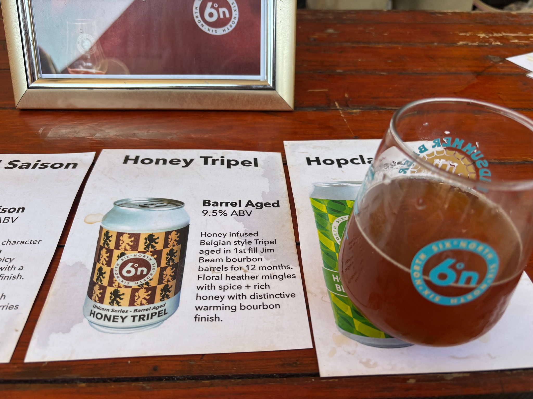 Honey tripel, Six° North Brewery