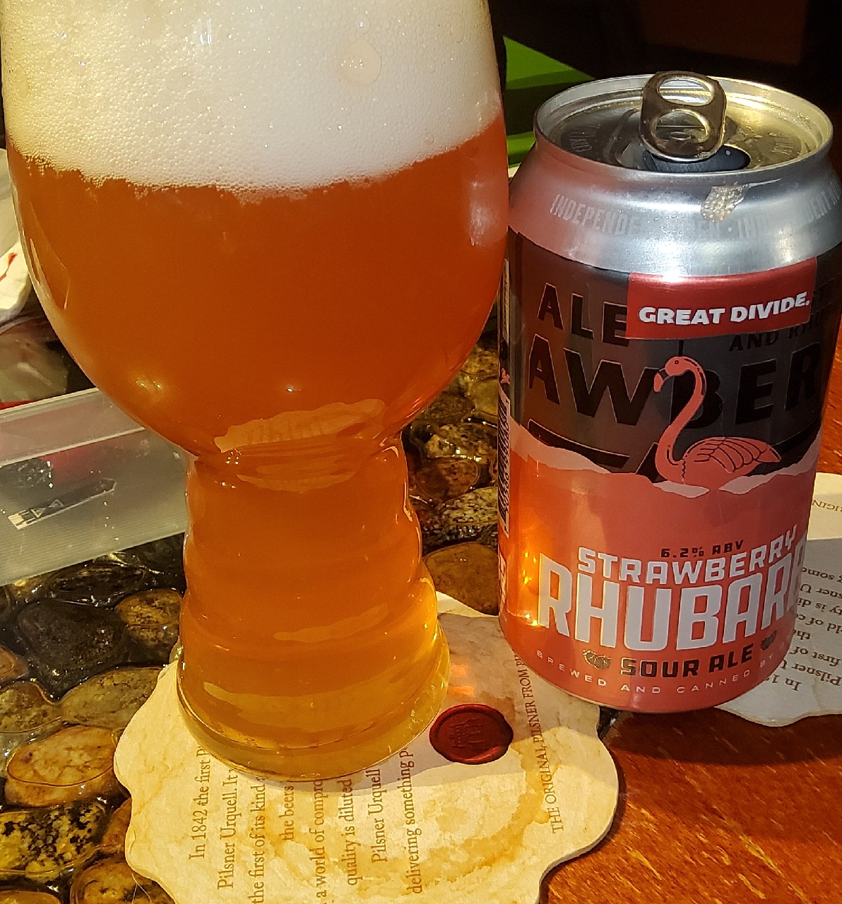 Strawberry Rhubarb, Great Divide Brewing