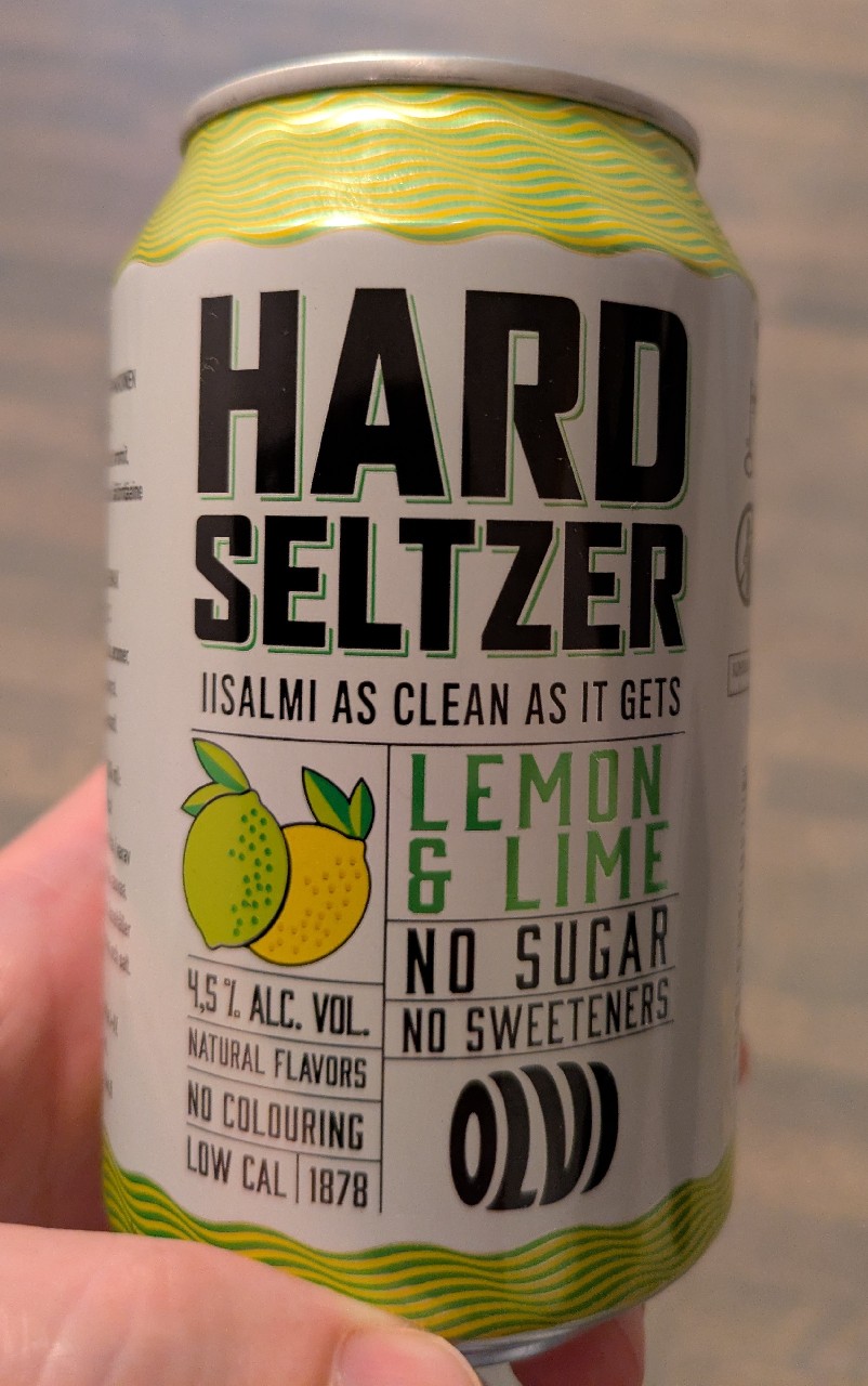 Hard Seltzer Lemon & Lime, Finland