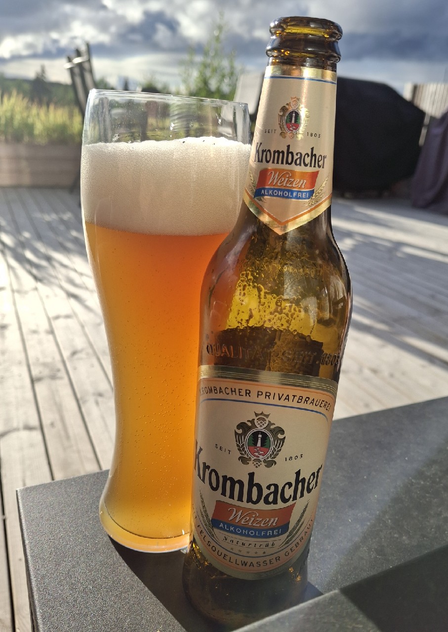 Krombacher Weizen Alkoholfrei, Germany