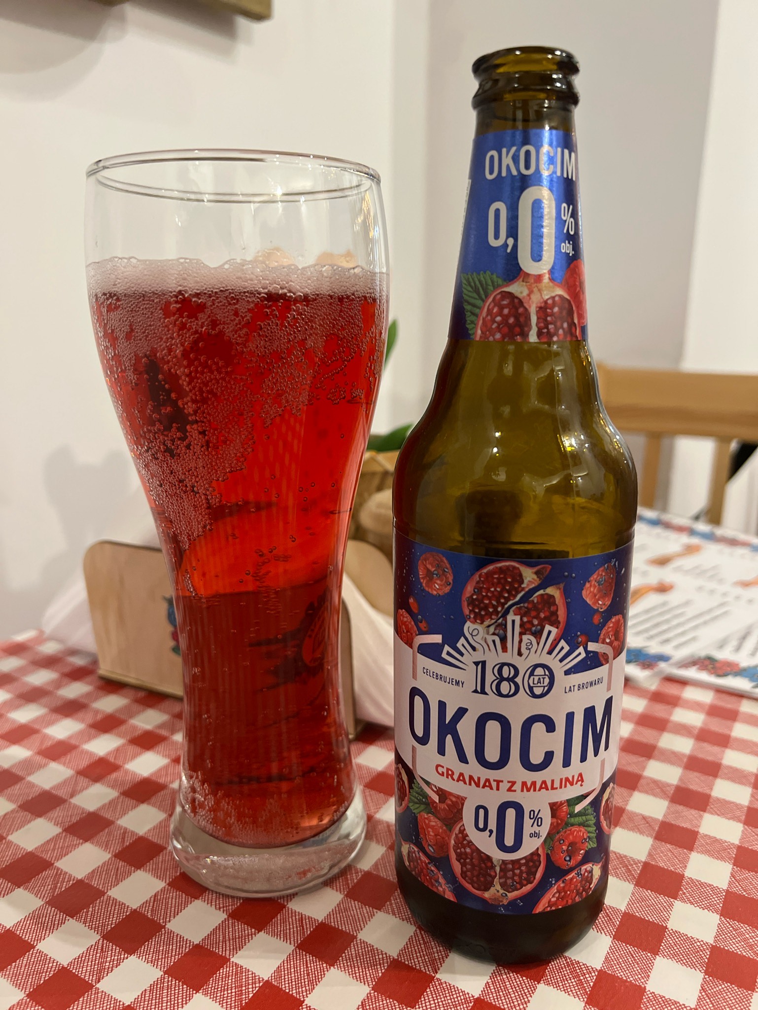 Okocim Granat z maliną, Poland