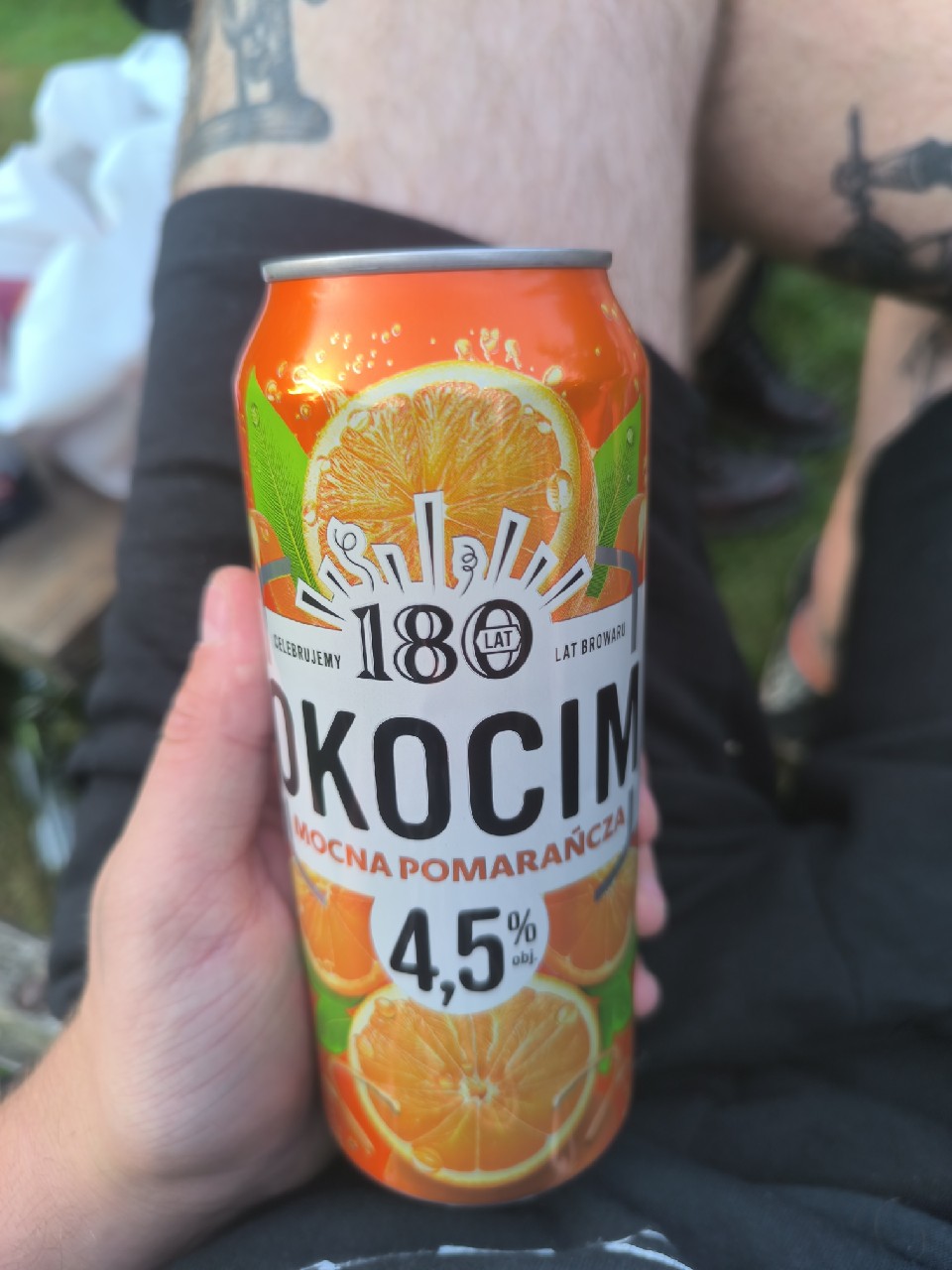 Okocim Mocna Pomarancza, Poland