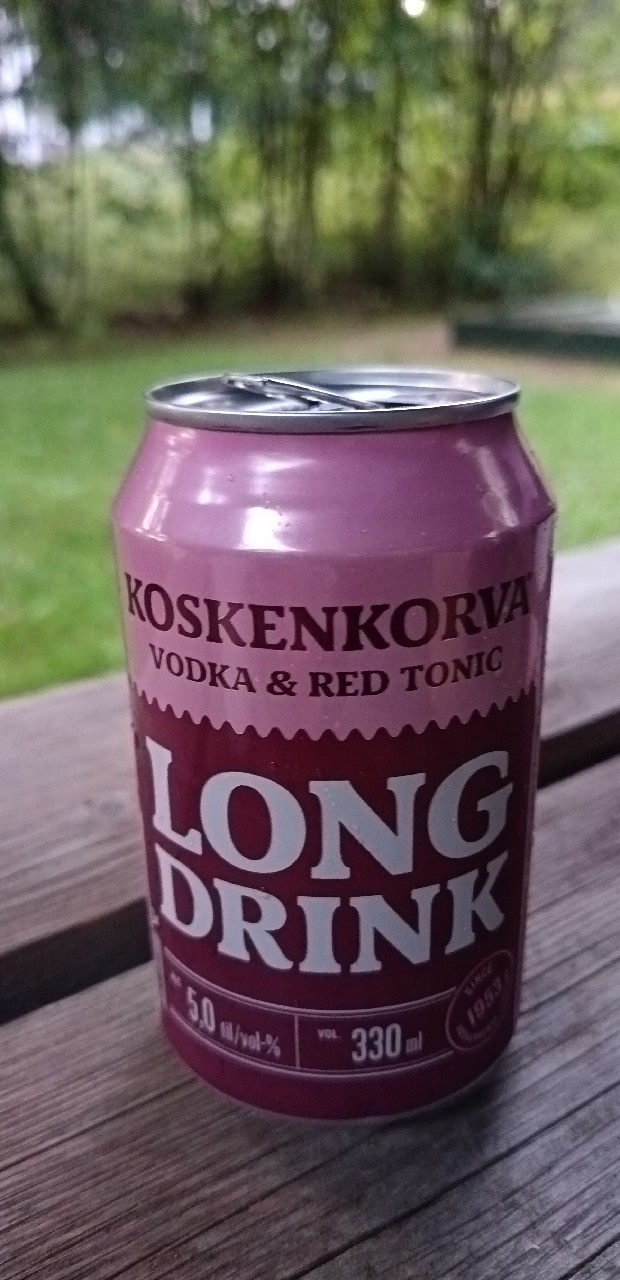 Koskenkorva Long Drink Vodka & Red Tonic, Finland