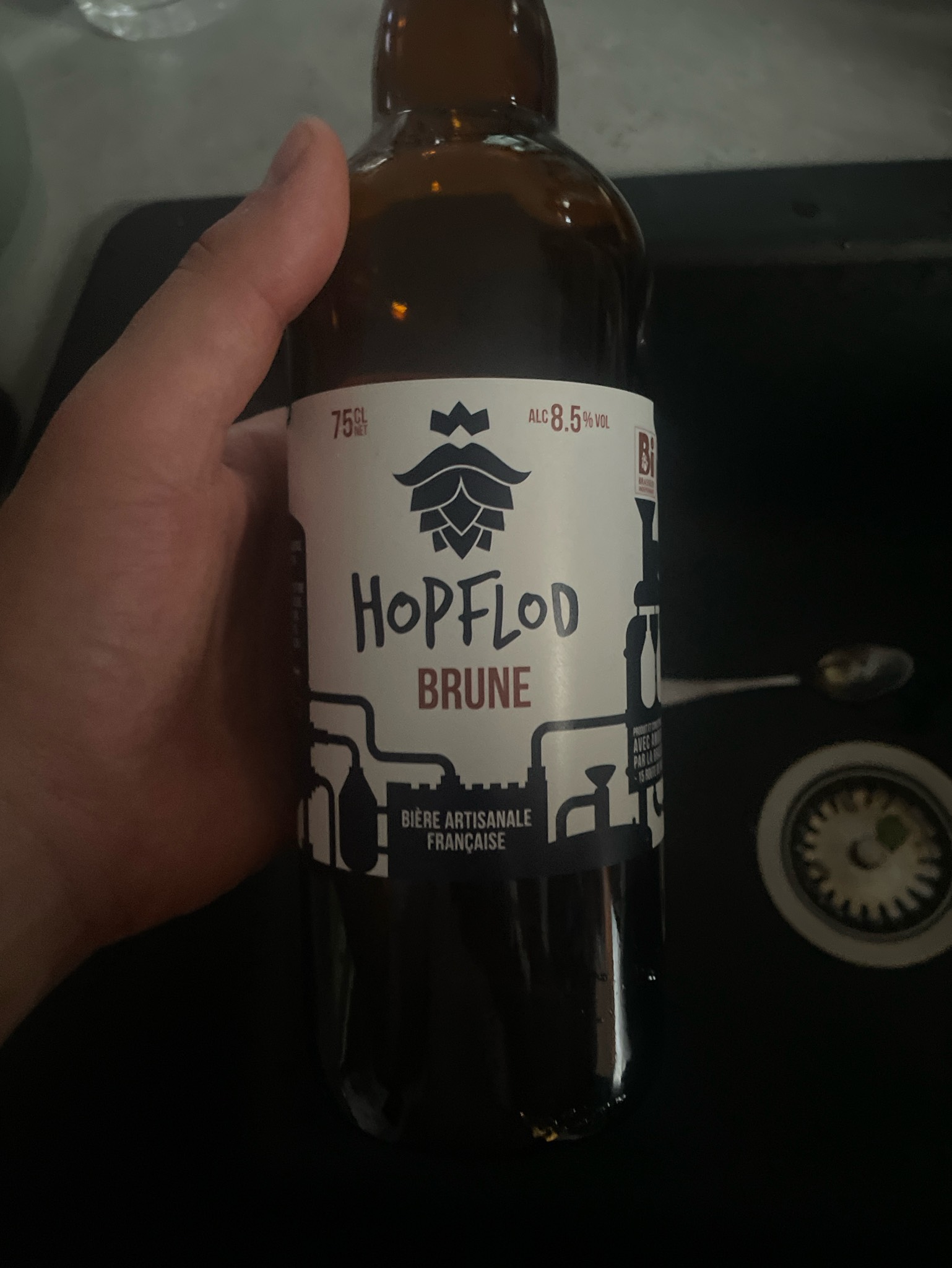 Hopflod Brune, France