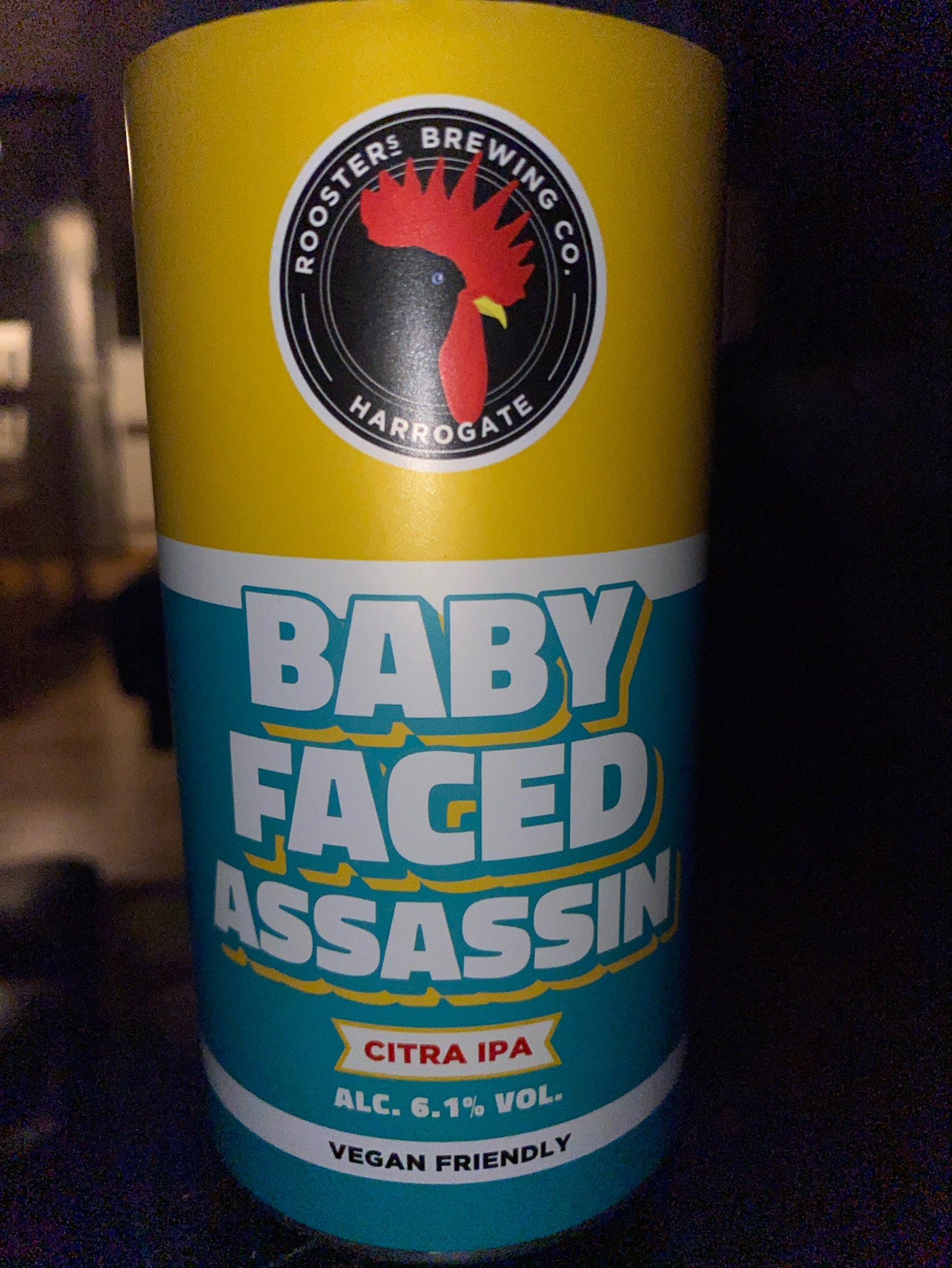 Baby-Faced Assassin, Rooster's Brewing Co.