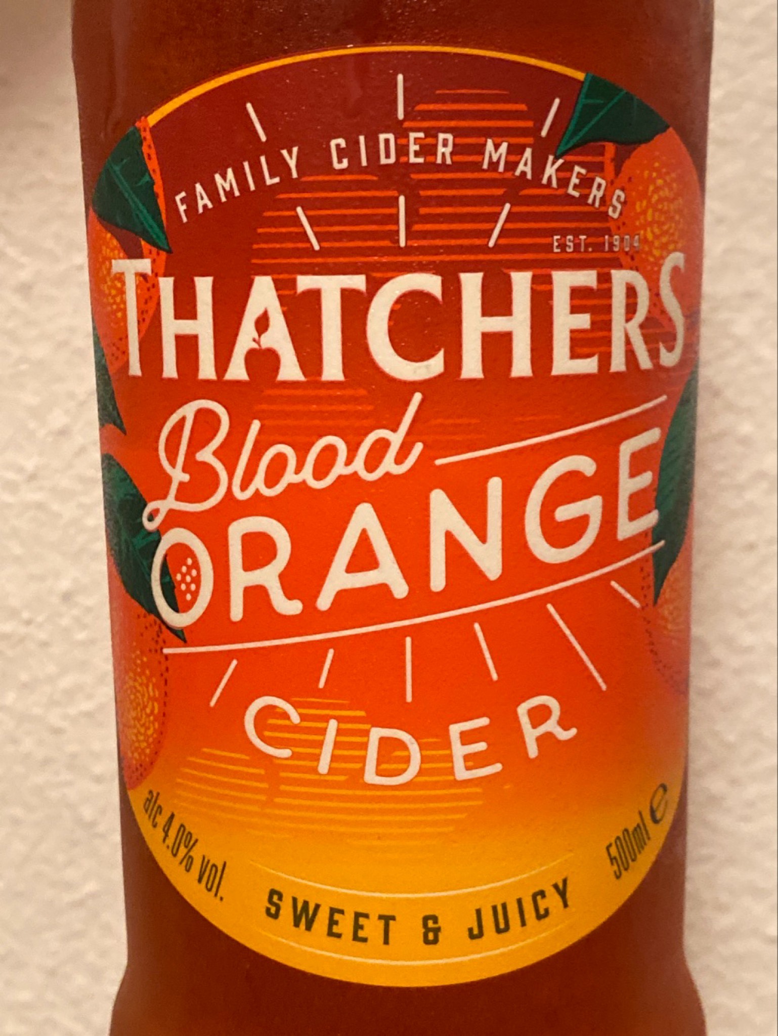 Thatchers Blood Orange Cider, England