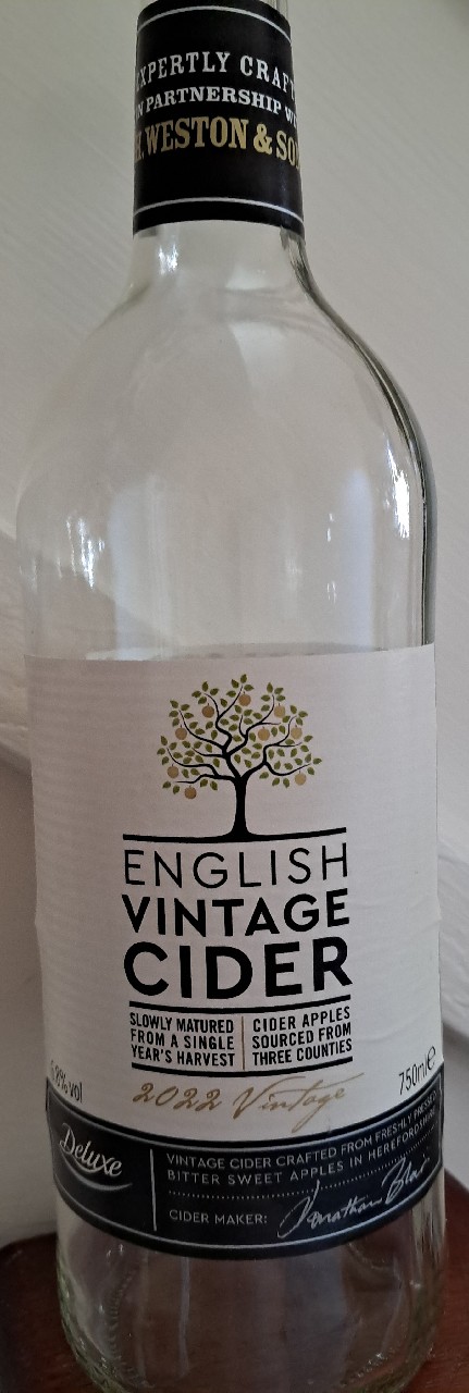 English Vintage Cider, Lidl Ireland