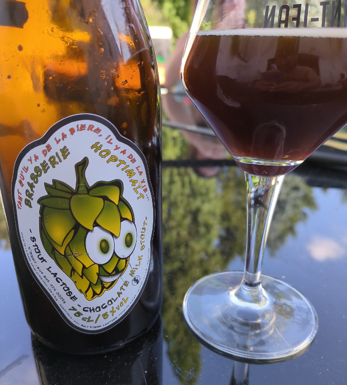 Stout Lactose Chocolate Milk Stout, Brasserie Hoptimalt