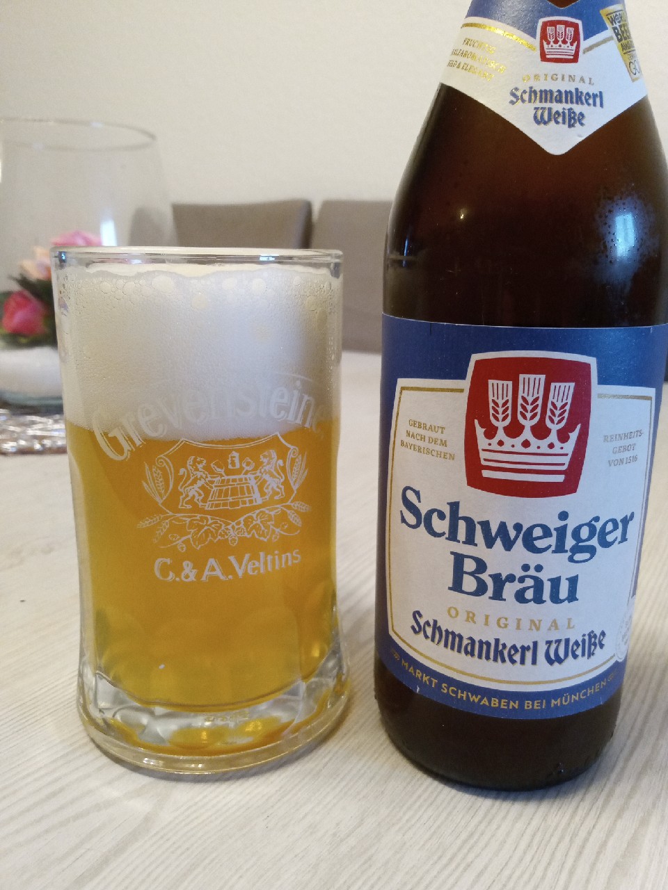 Schweiger Schmankerl Weisse, Privatbrauerei Schweiger
