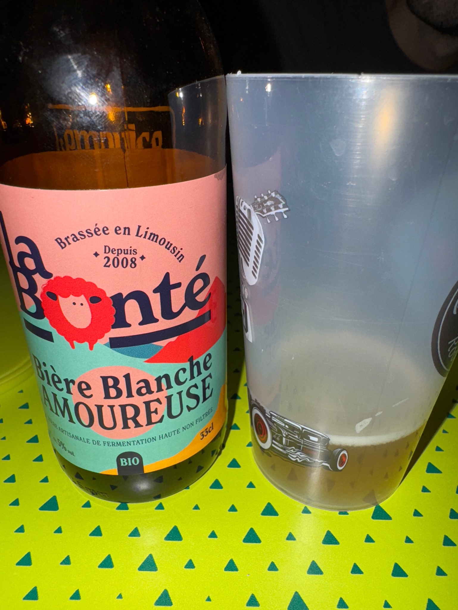 La bonté bière blanche amoureuse, France