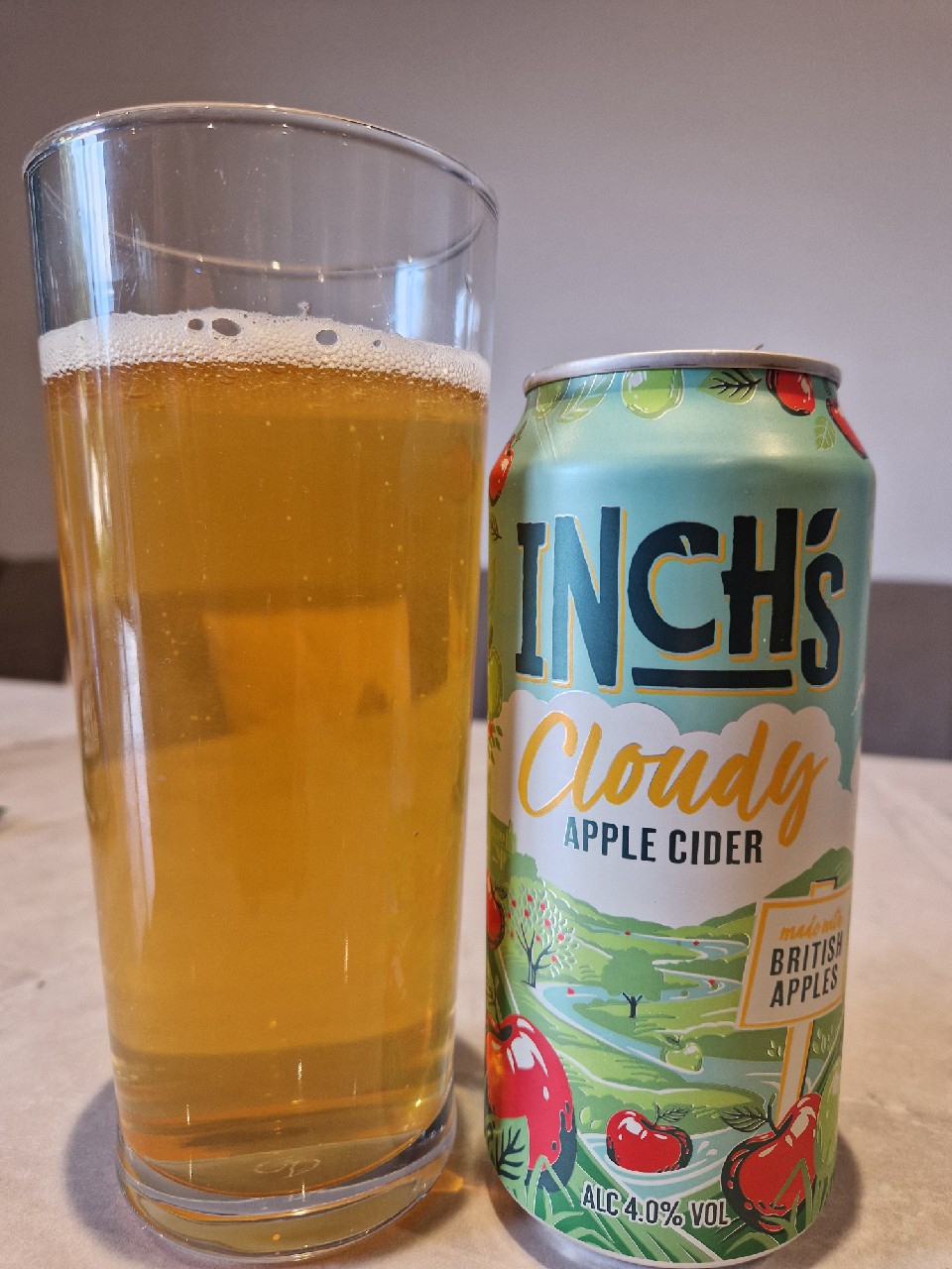 Inch's Cloudy Apple Cider, England