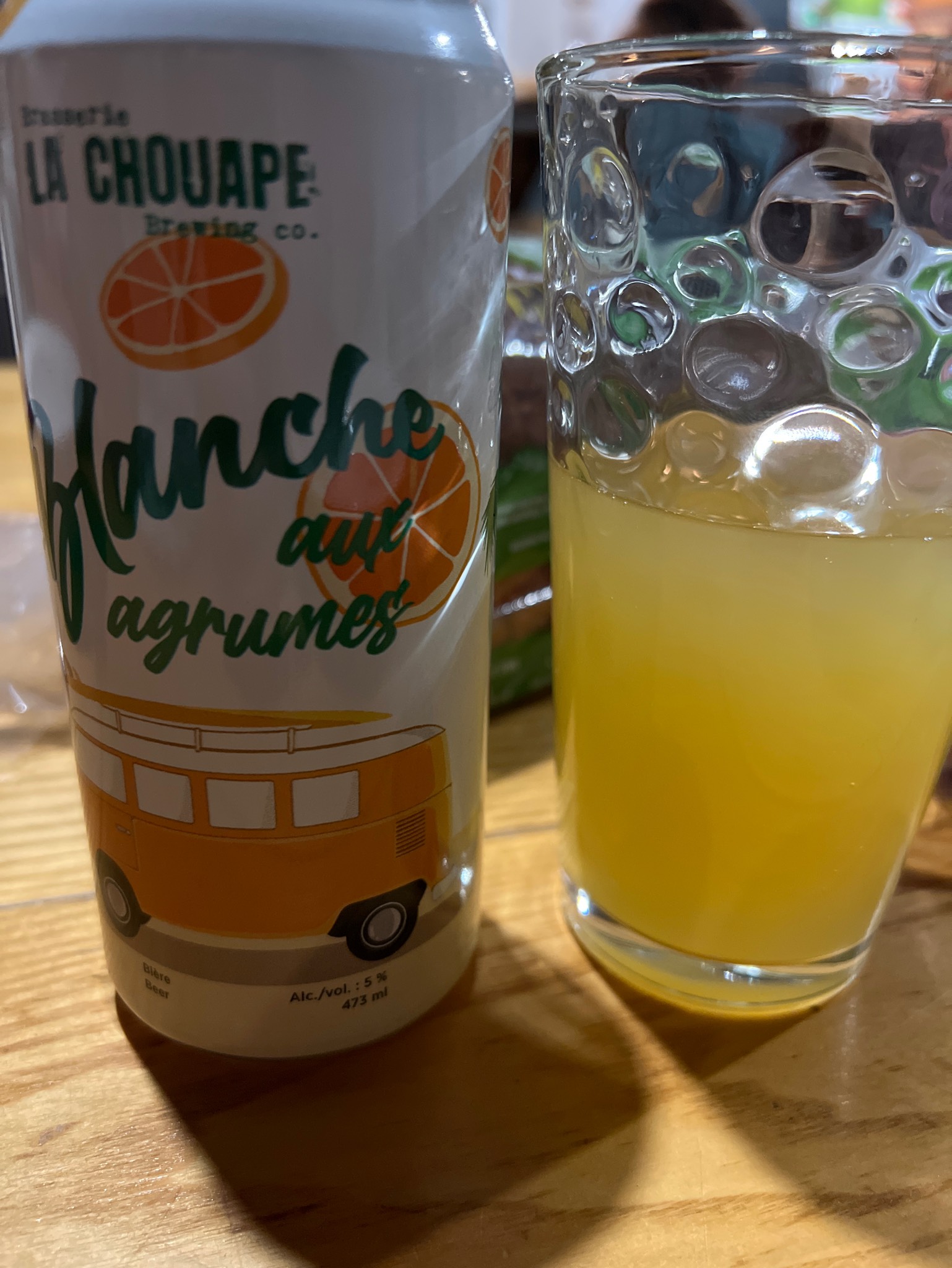 Blanche Aux Agrumes, Brasserie La Chouape Brewing Company