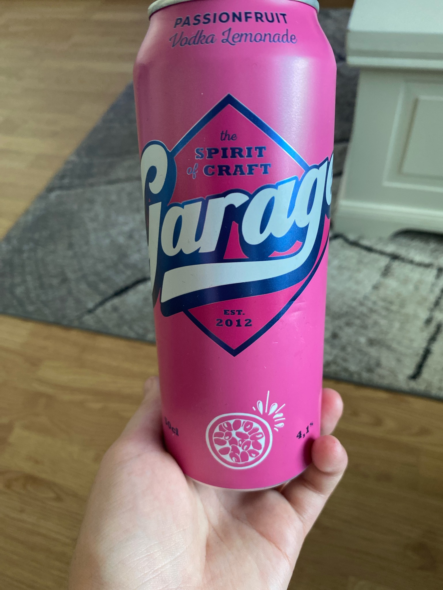 Garage Passionfruit Vodka Lemonade, Finland