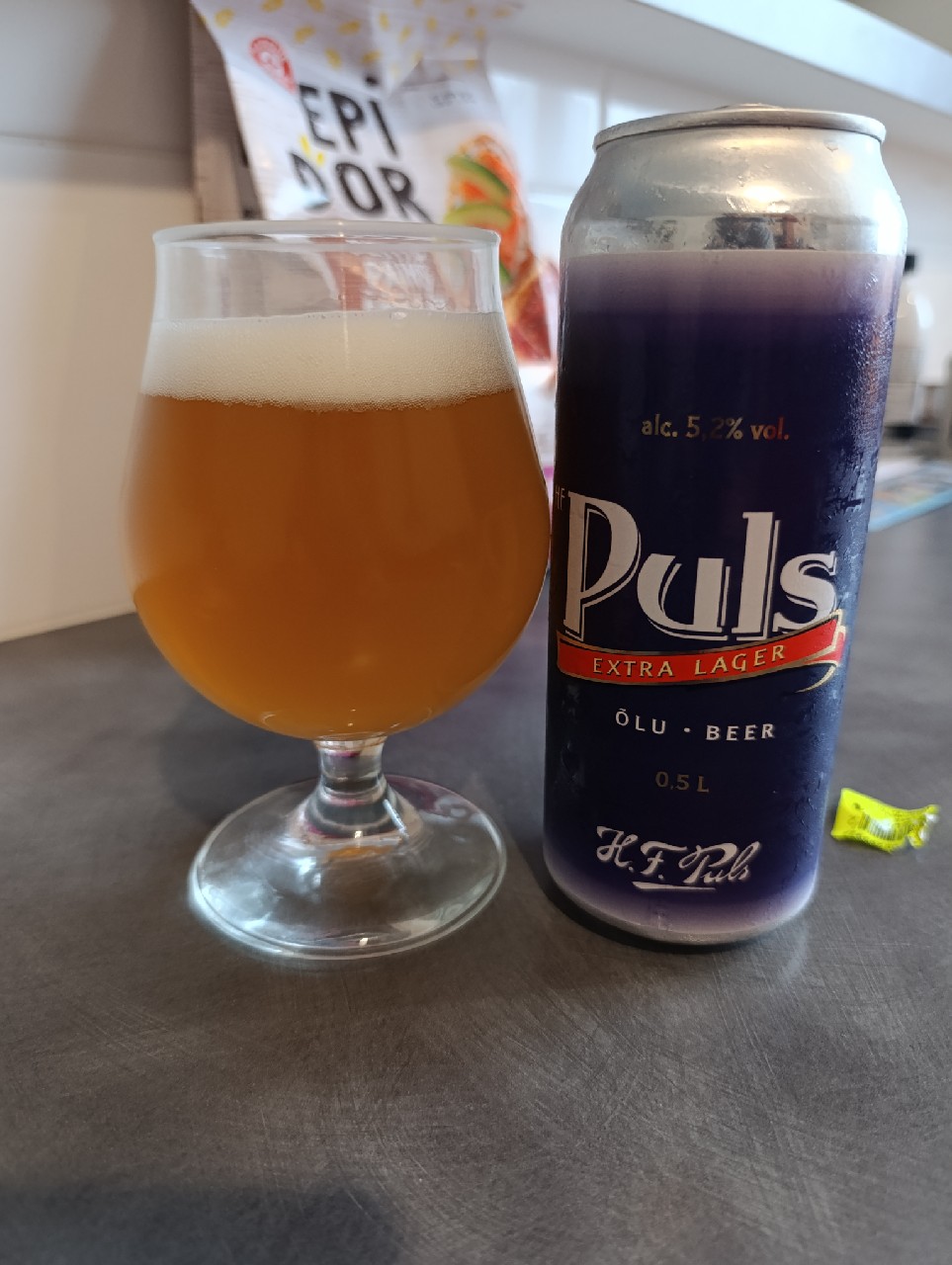 Puls Extra Lager Premium, Viru Õlu (Harboe)