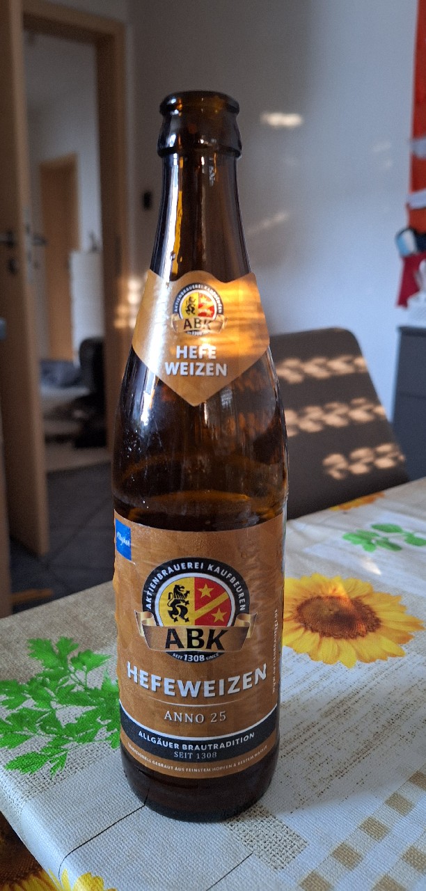 Hefeweizen Anno 25 / Weissbier, ABK Aktienbrauerei Kaufbeuren