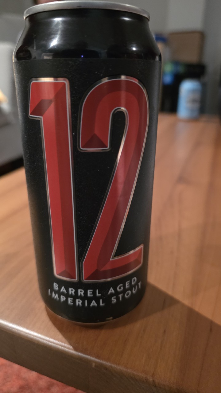12 Barrel aged imperial stout, Brew By Numbers