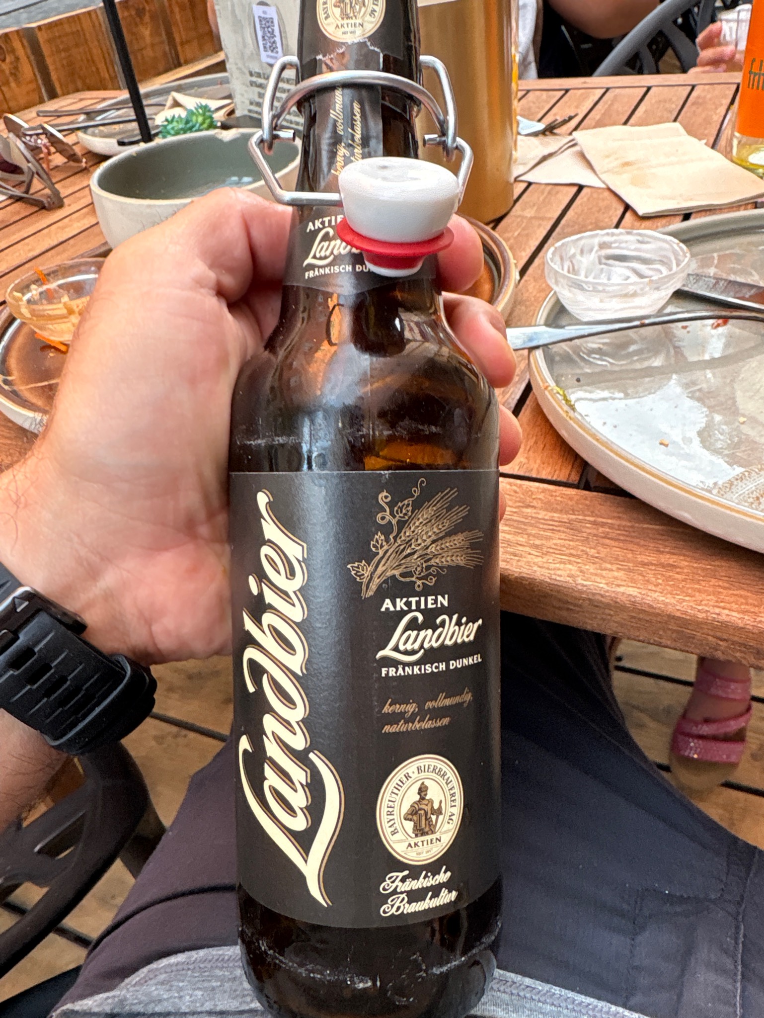 Aktien Landbier Fränkisch Dunkel, Bayreuther Bierbrauerei