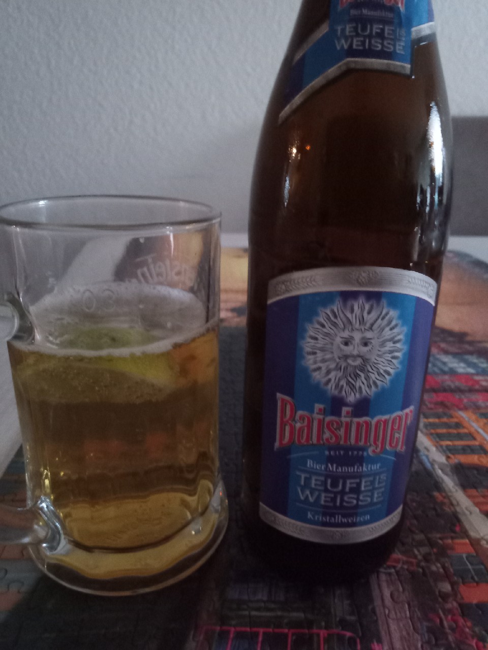 Teufels Weisse Kristallweizen, Baisinger Biermanufaktur