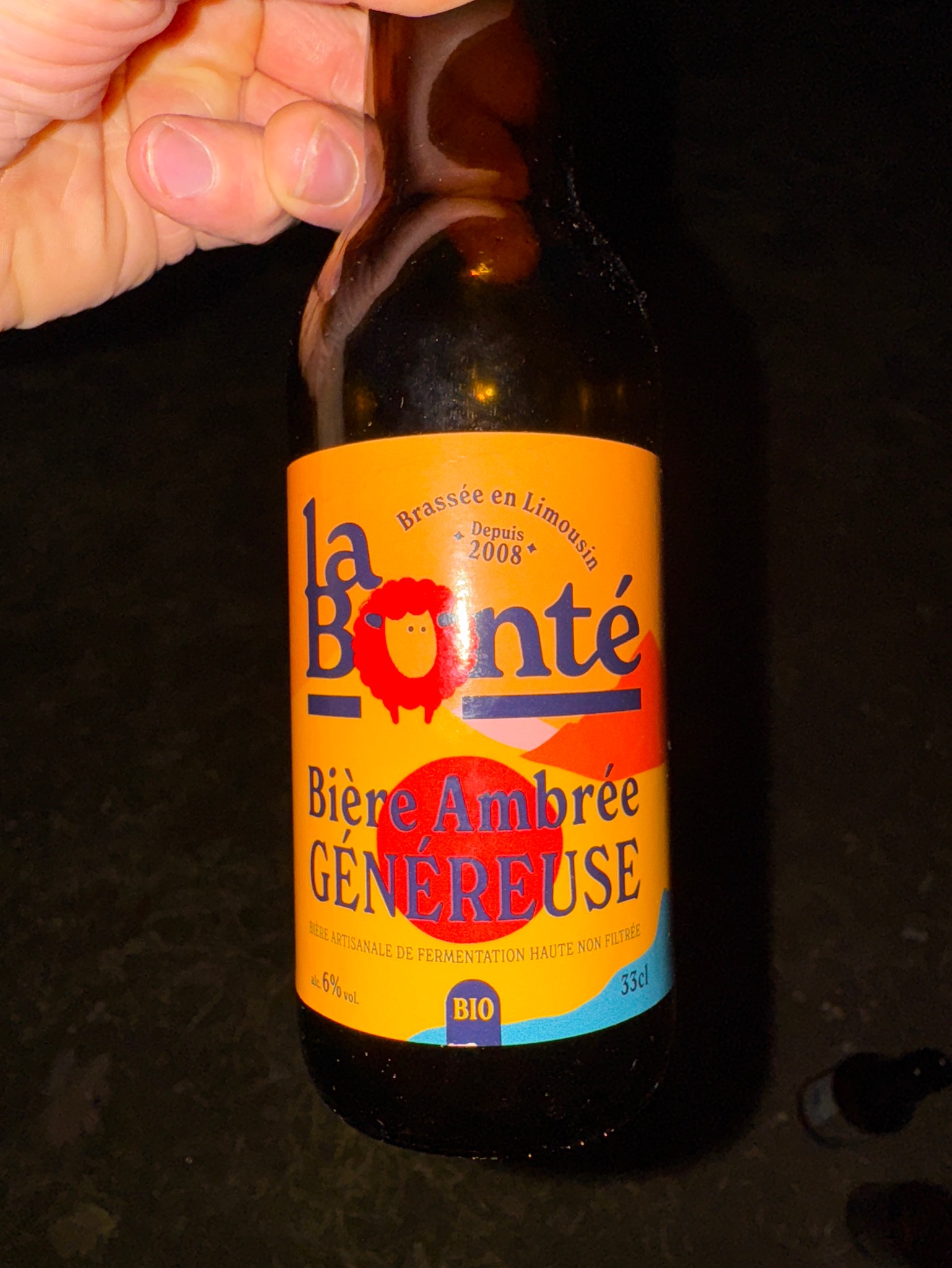 La Bonté Ambrée Généreuse, Brasserie De Bel Air - La Bergère