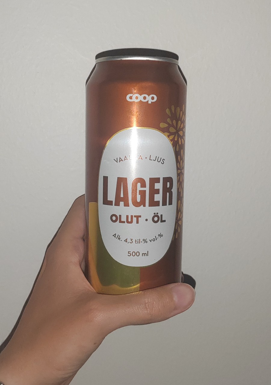 Coop Vaalea Lager 4.3%, Poland