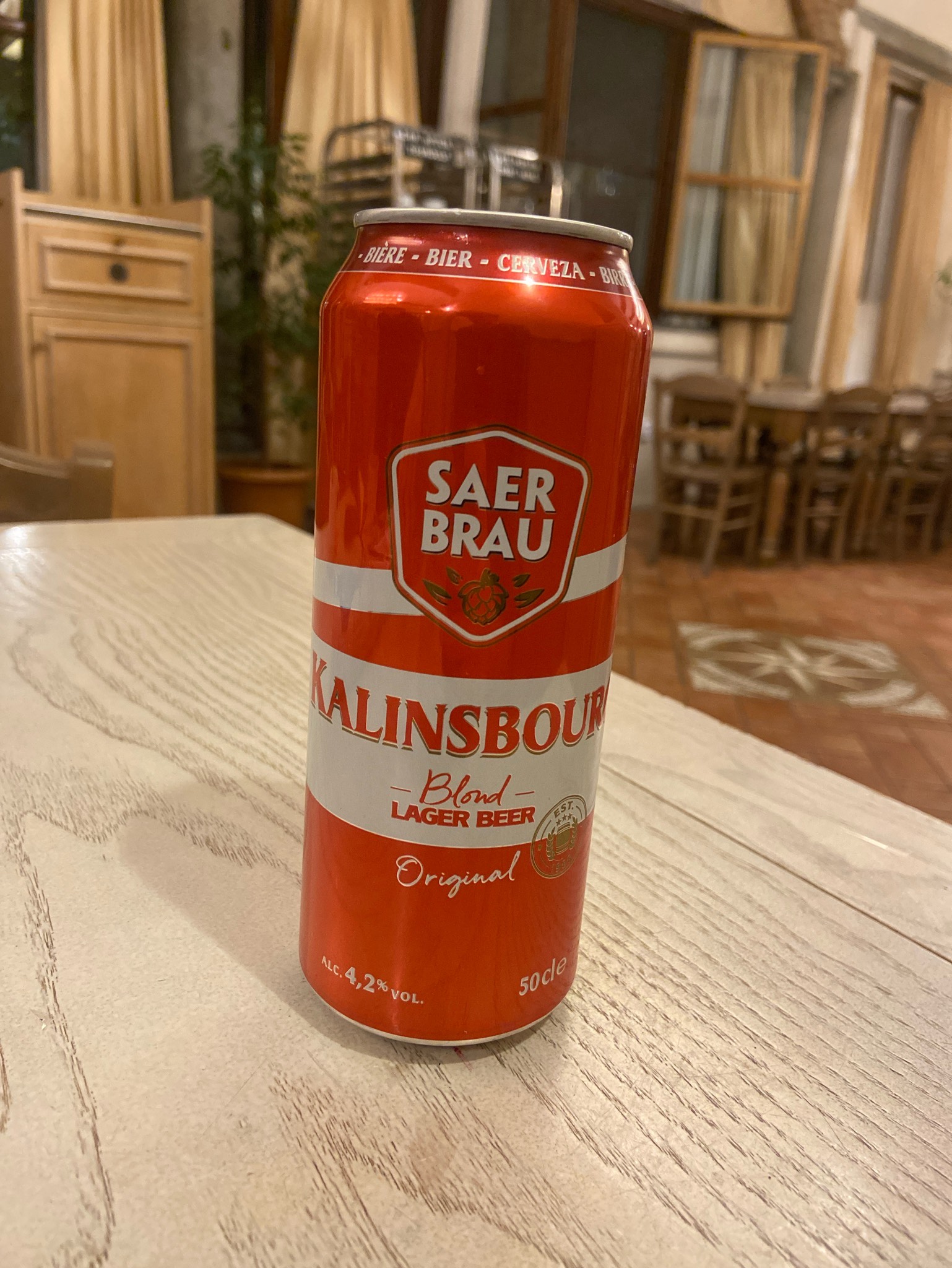 Saer Brau Kalinsbourg / Blond Lager Beer, France
