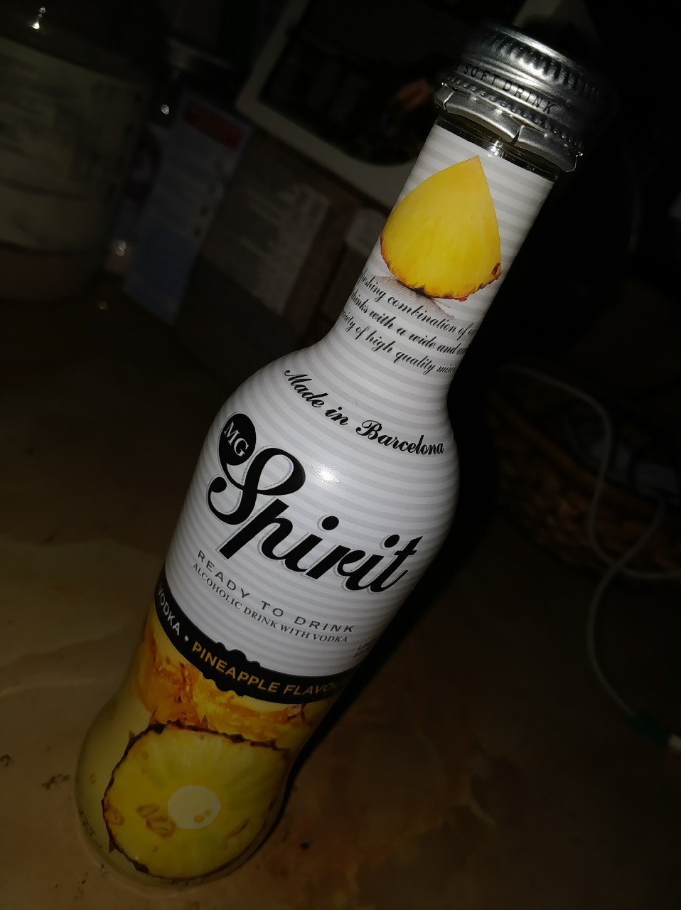 Mg Spirit Vodka Pineapple, Destilerias MG