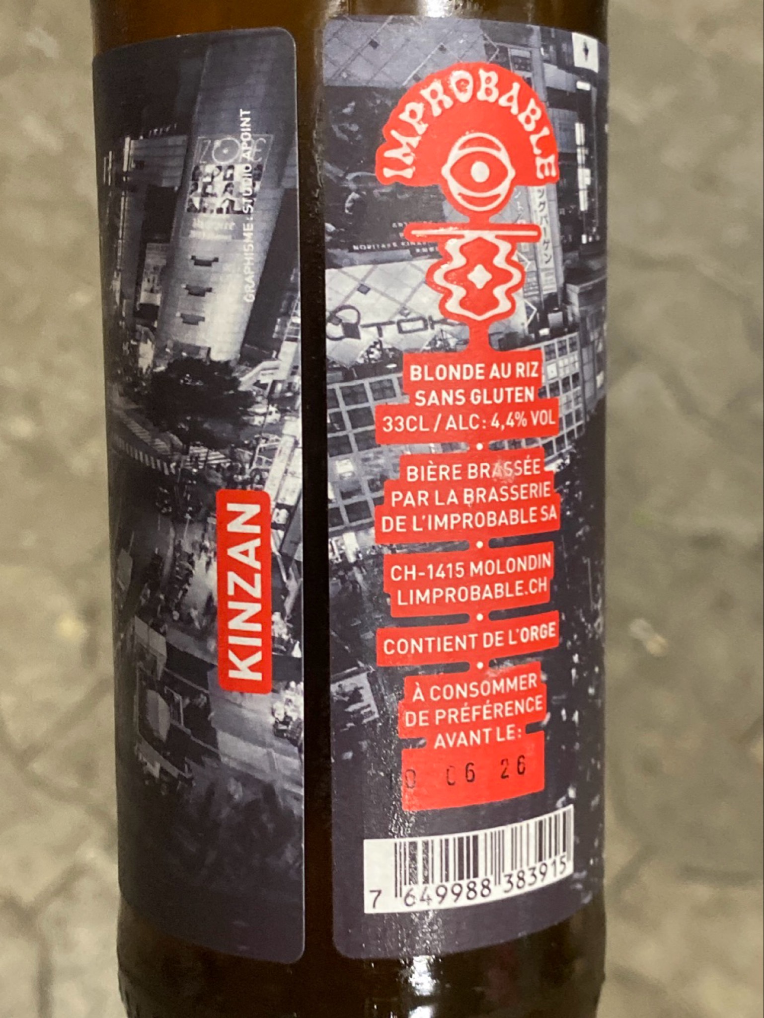 Kinzan, Brasserie De L'Improbable